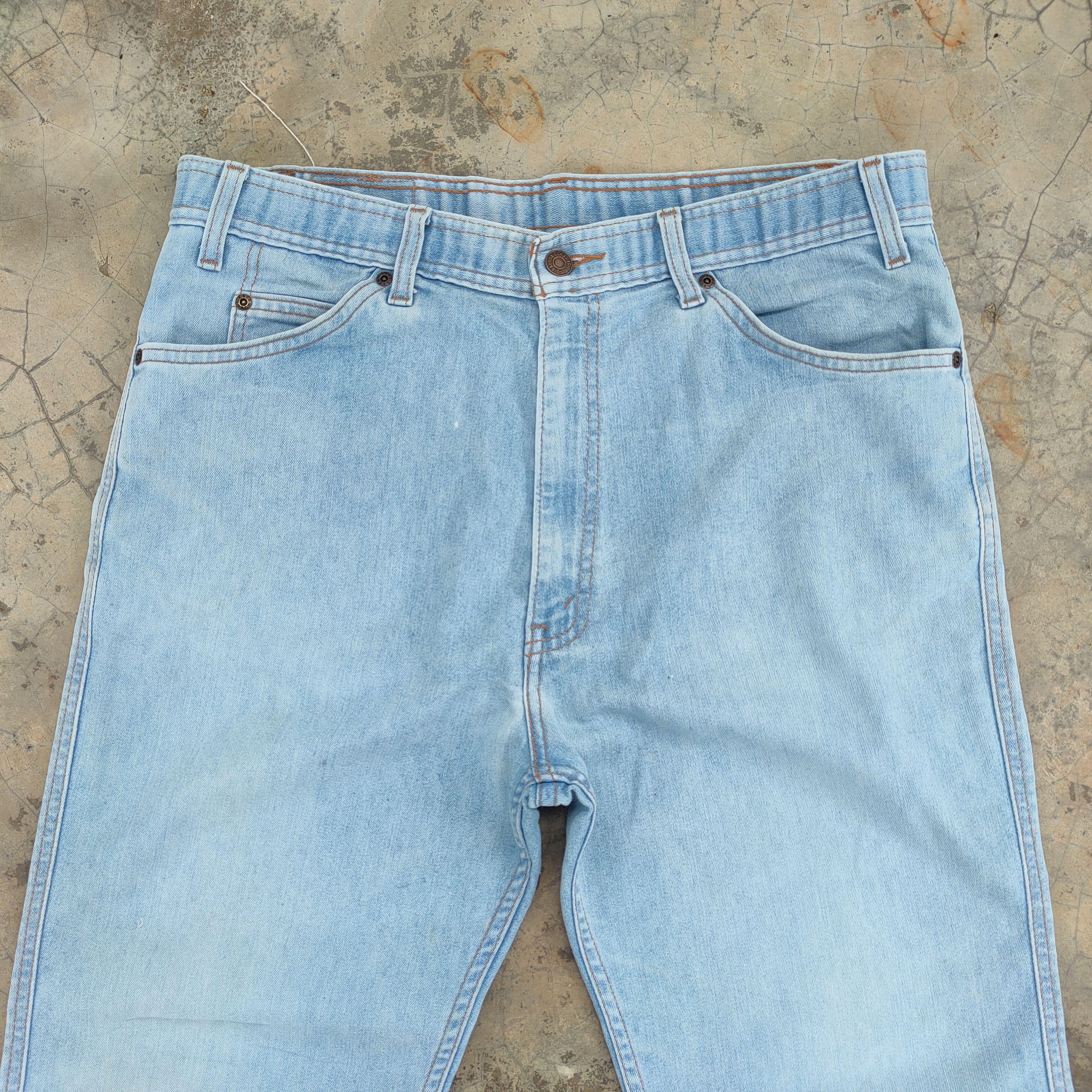Jean × Levi's × Vintage VINTAGE LEVI'S FADED BLUE JEANS DENIM PANTS Size US 36 / EU 52 - 2 Thumbnail