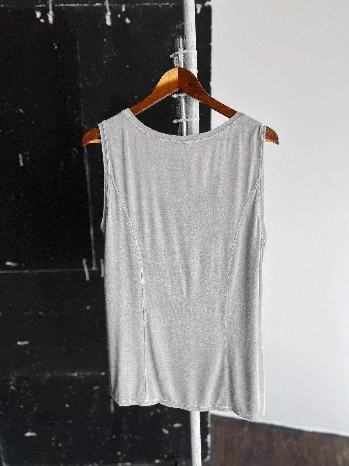 Elisa Cavaletti Elisa Cavaletti Sono Italiano Gray Sleeveless Tank Top Size XL / US 12-14 / IT 48-50 - 3 Thumbnail