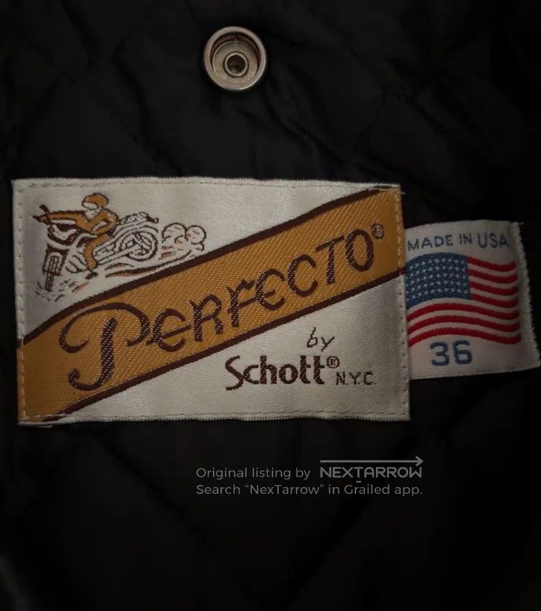 Schott Schott 618 leather jacket Size US L / EU 52-54 / 3 - 3 Thumbnail