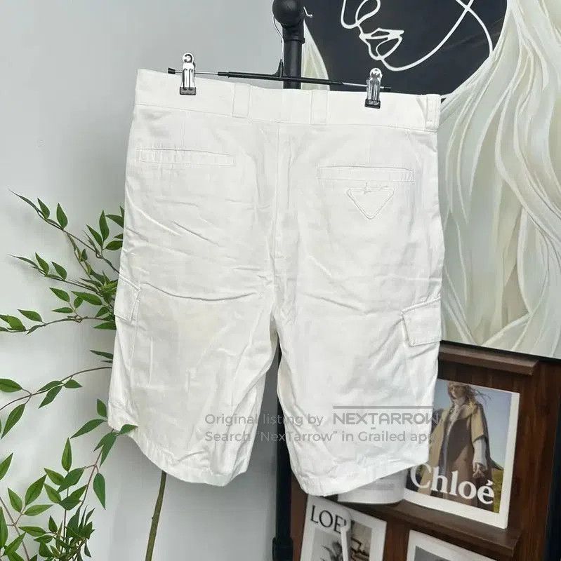 Prada M Men's Summer White Shorts.