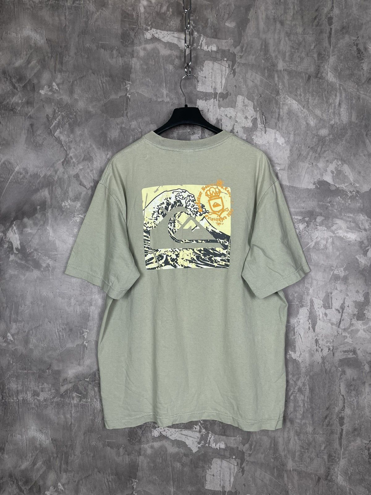Quiksilver Vintage Quiksilver Y2K avantgarde streetwear t-shirt Size US L / EU 52-54 / 3 - 7 Thumbnail