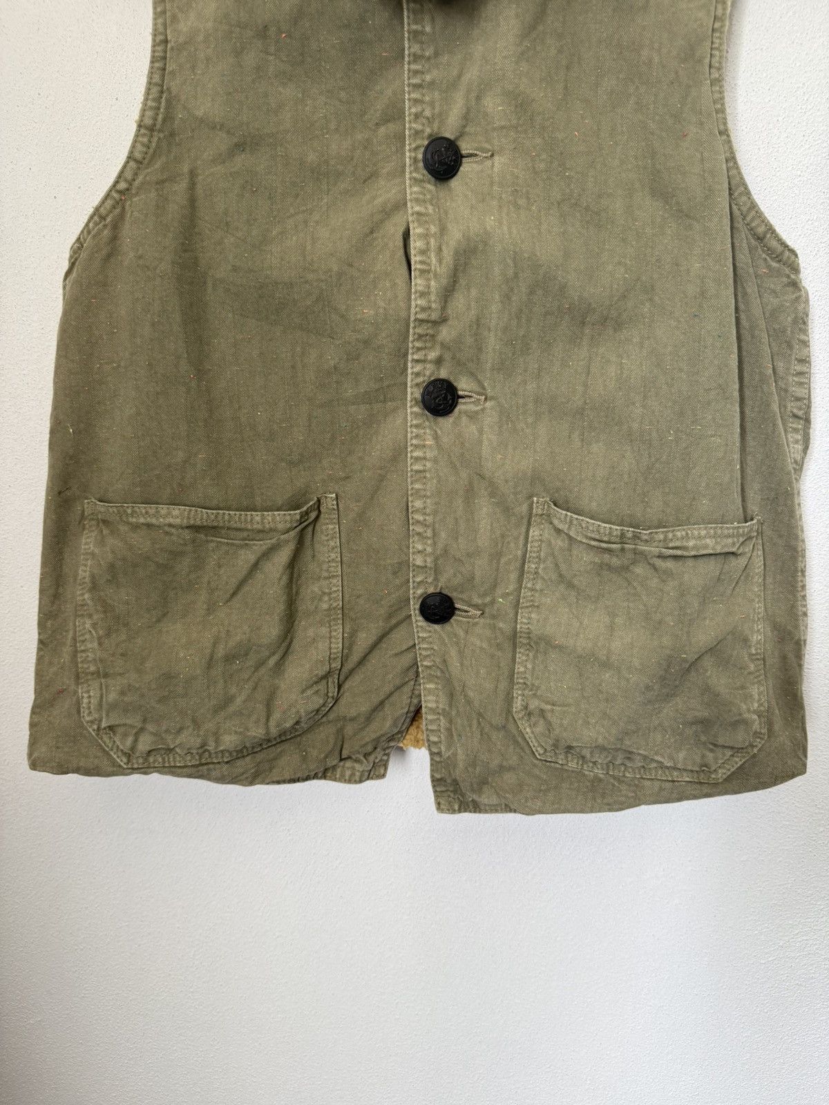 45rpm JAPAN Brand Go To Hollywood Style Vest Sherpa Hoodies Knit Size US S / EU 44-46 / 1 - 2 Thumbnail