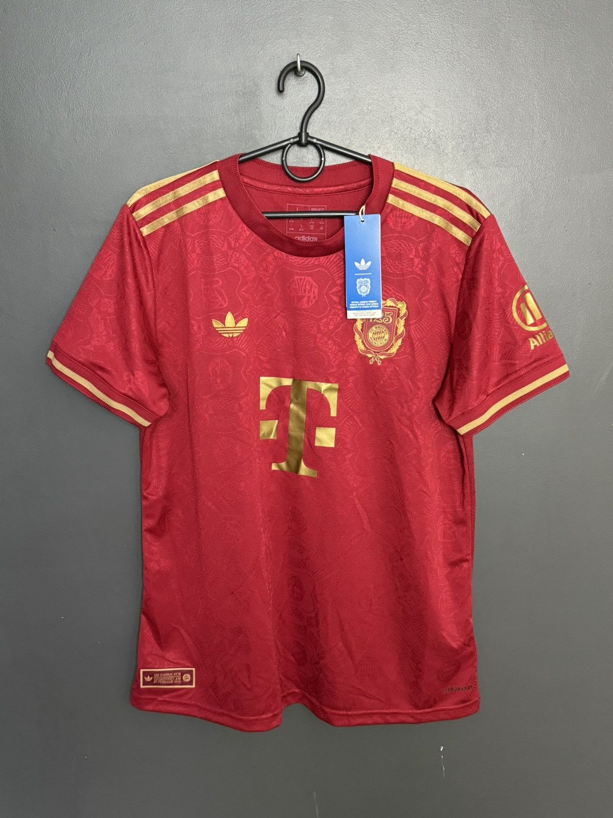 Adidas New Bayern Munchen Anniversary 125 Musiala Football Jersey Size L / US 10 / IT 46 - 2 Thumbnail