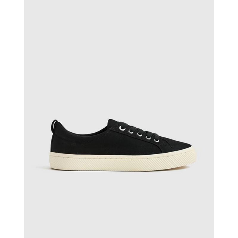 Quince Eco Cotton Canvas Everyday Sneaker Black Size 7M 8.5W NWT Size US 7 / EU 40 - 2 Thumbnail