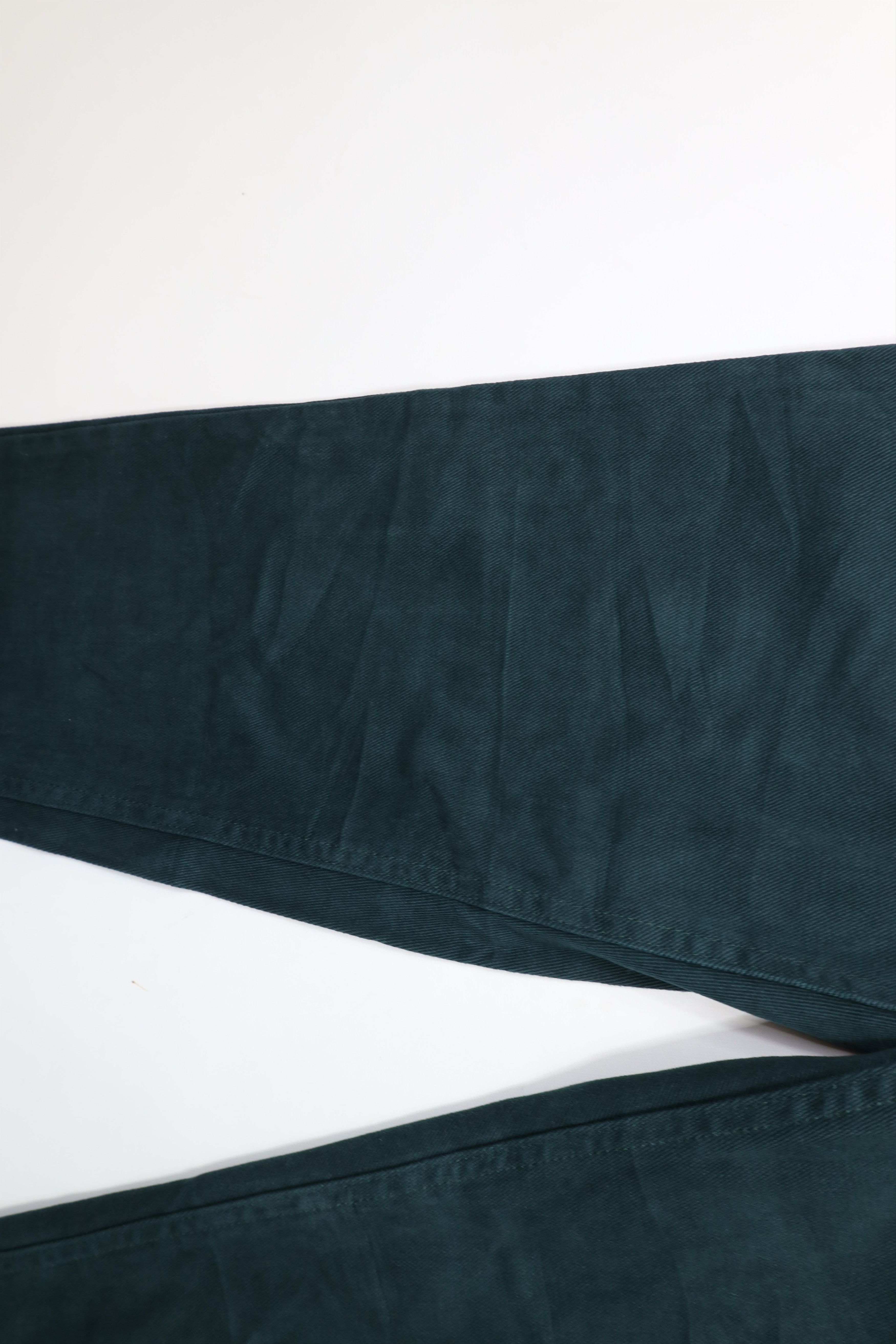 Lee × Vintage Deadstock Vintage 90s Lee Tapered Leg Denim Jeans Green USA Size 30" / US 8 / IT 44 - 6 Thumbnail