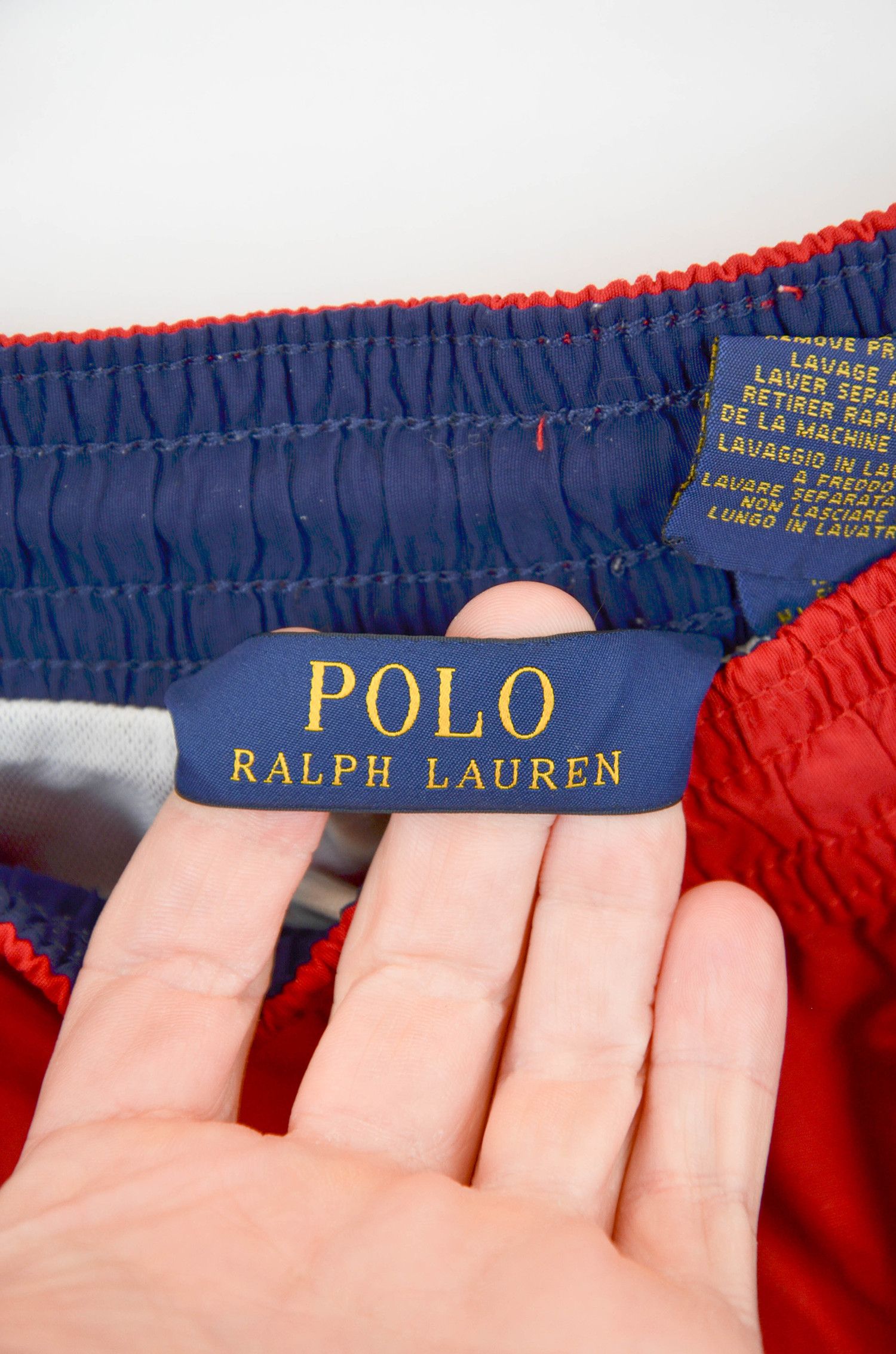 Polo Ralph Lauren Polo Ralph Lauren Vintage Red Swim Trunks – Size M Size US 32 / EU 48 - 7 Thumbnail