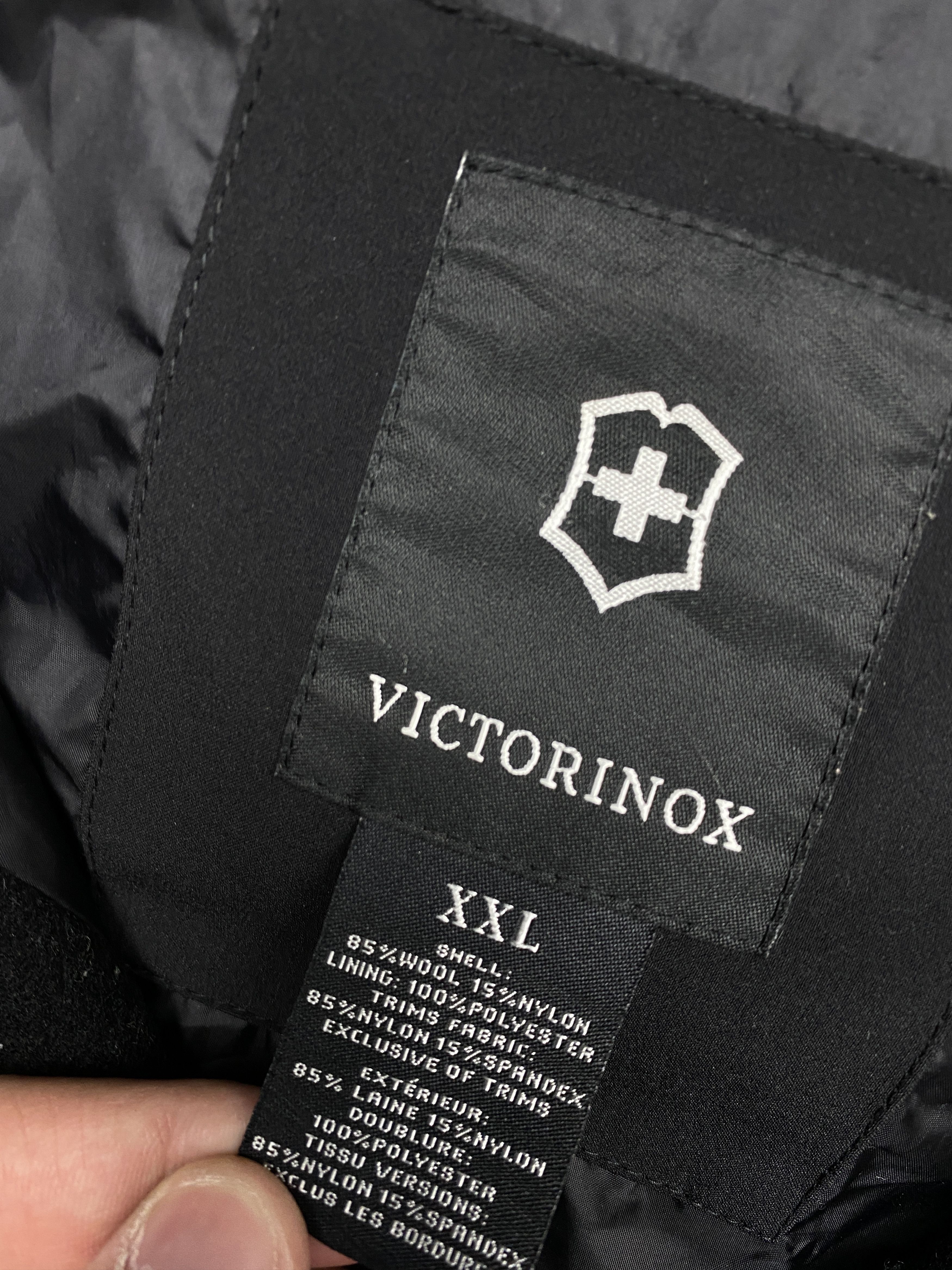 Victorinox Victorinox Wool Coat Jacket Size US XXL / EU 58 / 5 - 4 Thumbnail