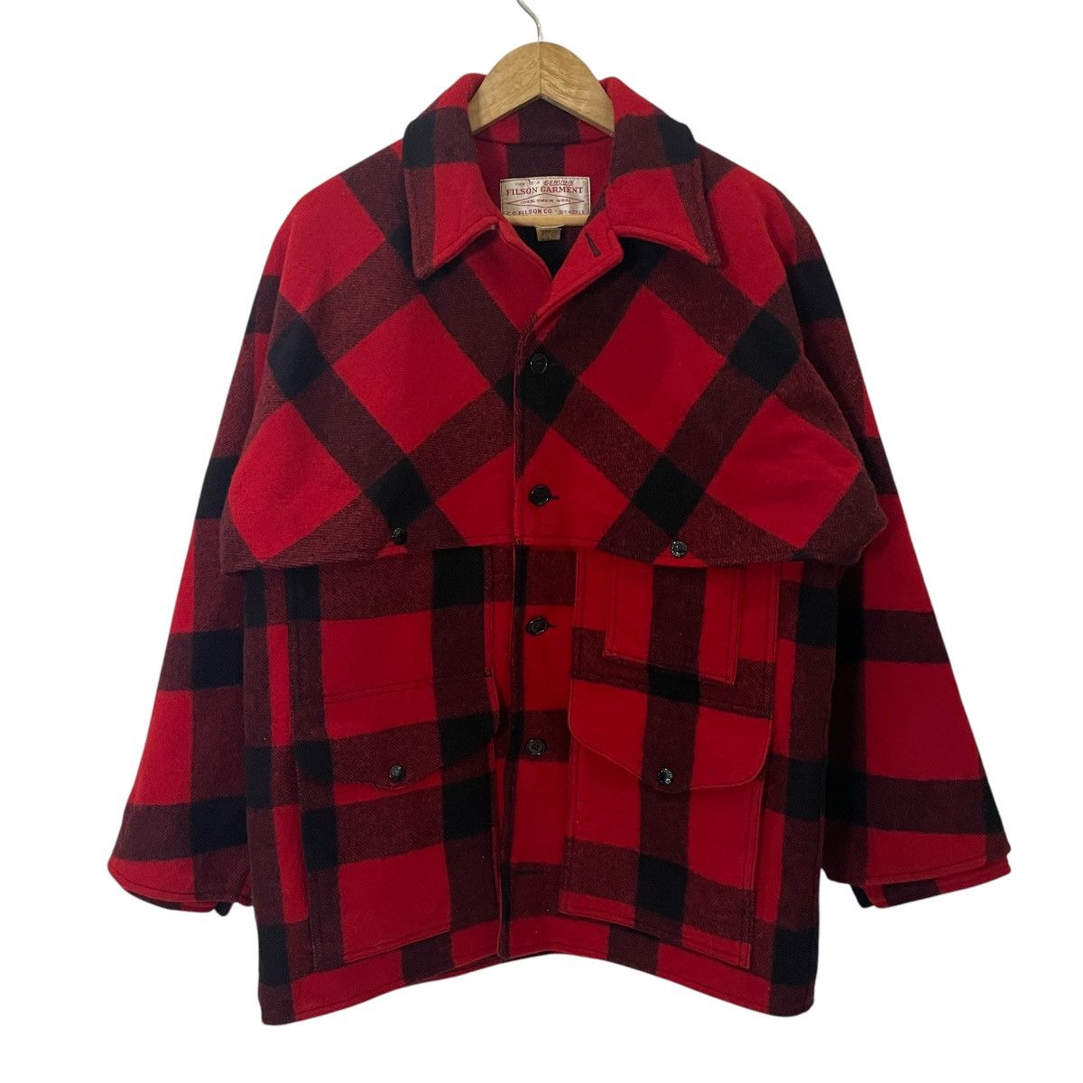 Filson Vintage 70s Filson Checkered Wool Jacket Size US L / EU 52-54 / 3 - 1 Thumbnail