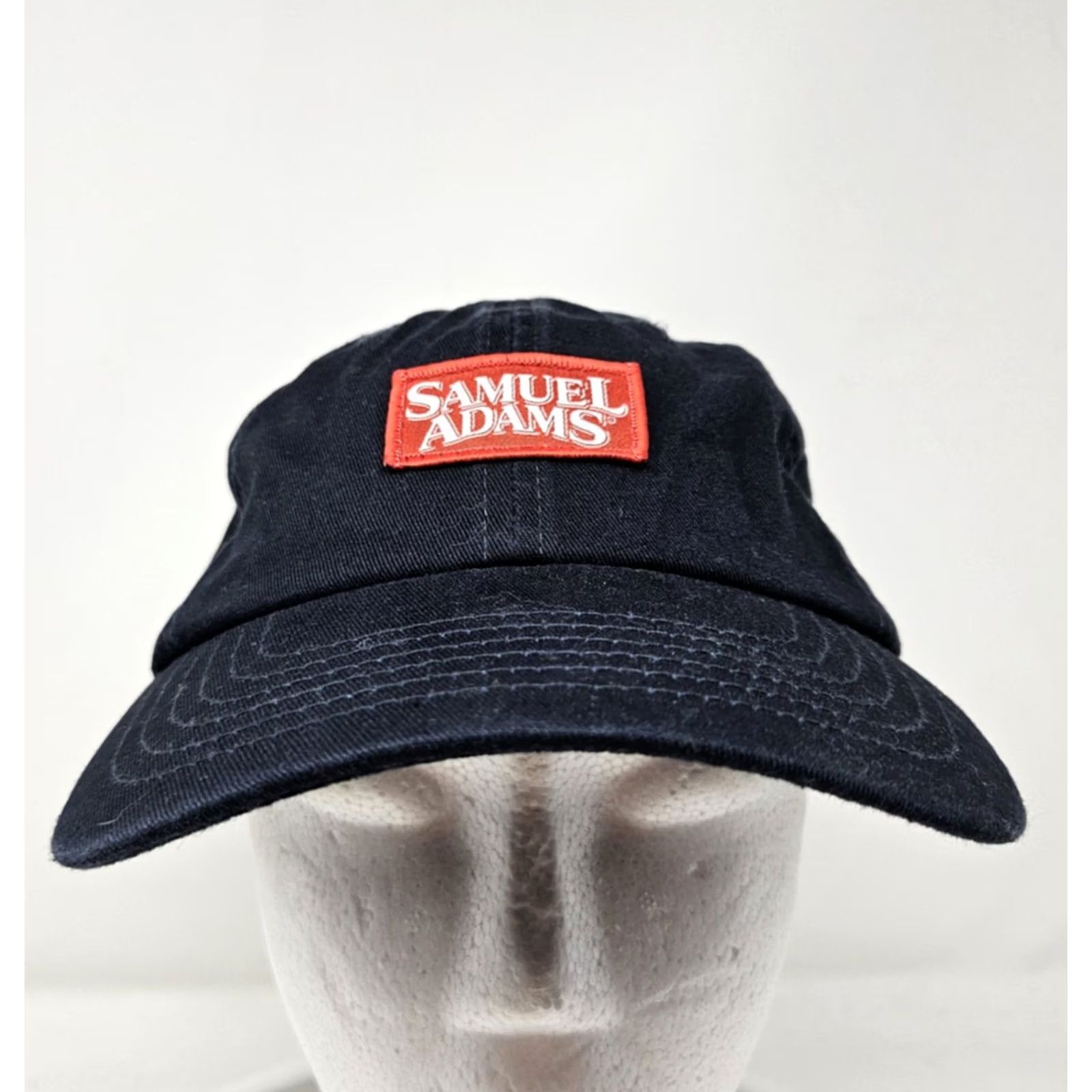 Vintage Samuel Adams Hat Cap Strap Back Patch Beer Promo Mens Hat Baseball Cap blue Twill Cotton Sam Vintage? No. Size ONE SIZE - 2 Thumbnail