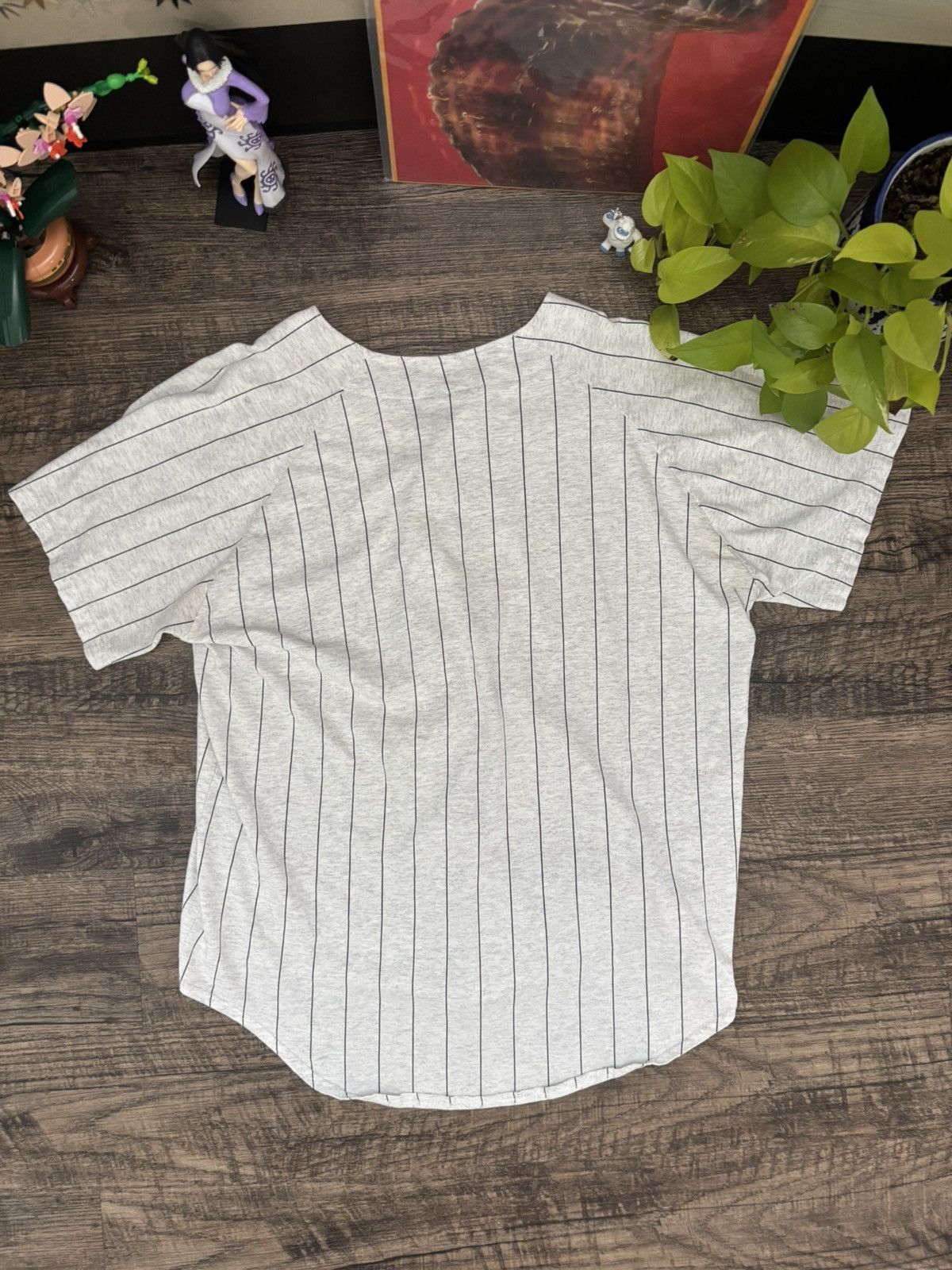 Vintage 90s American Police Parody Baseball Pinstripe Jersey XL Size US XL / EU 56 / 4 - 4 Thumbnail