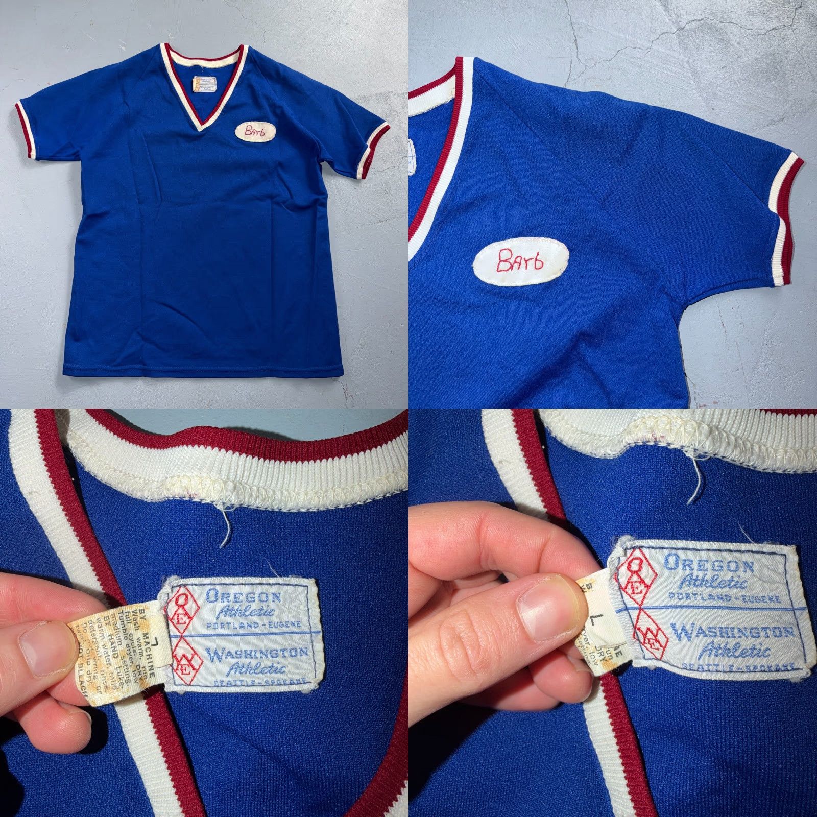 VINTAGE Hilton Vanderbeck Bowling Jersey Polo Shirt XL Mens Multicolor Rockabilly USA 1960s Bowling, Activewear, Casual, Workwear, Pockets