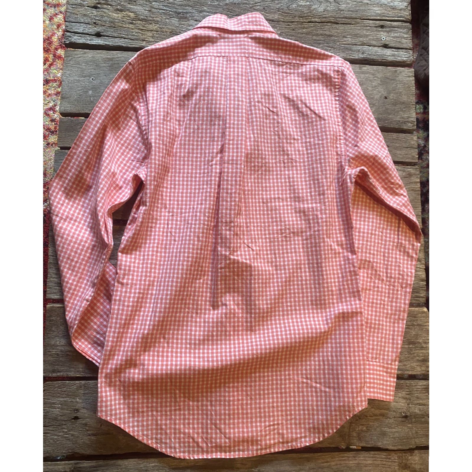 Vineyard Vines Vineyard Vines Tucker Shirt XS Coral Check Button Down Long Sleeve Mens Size US XS / EU 42 / 0 - 2 Thumbnail