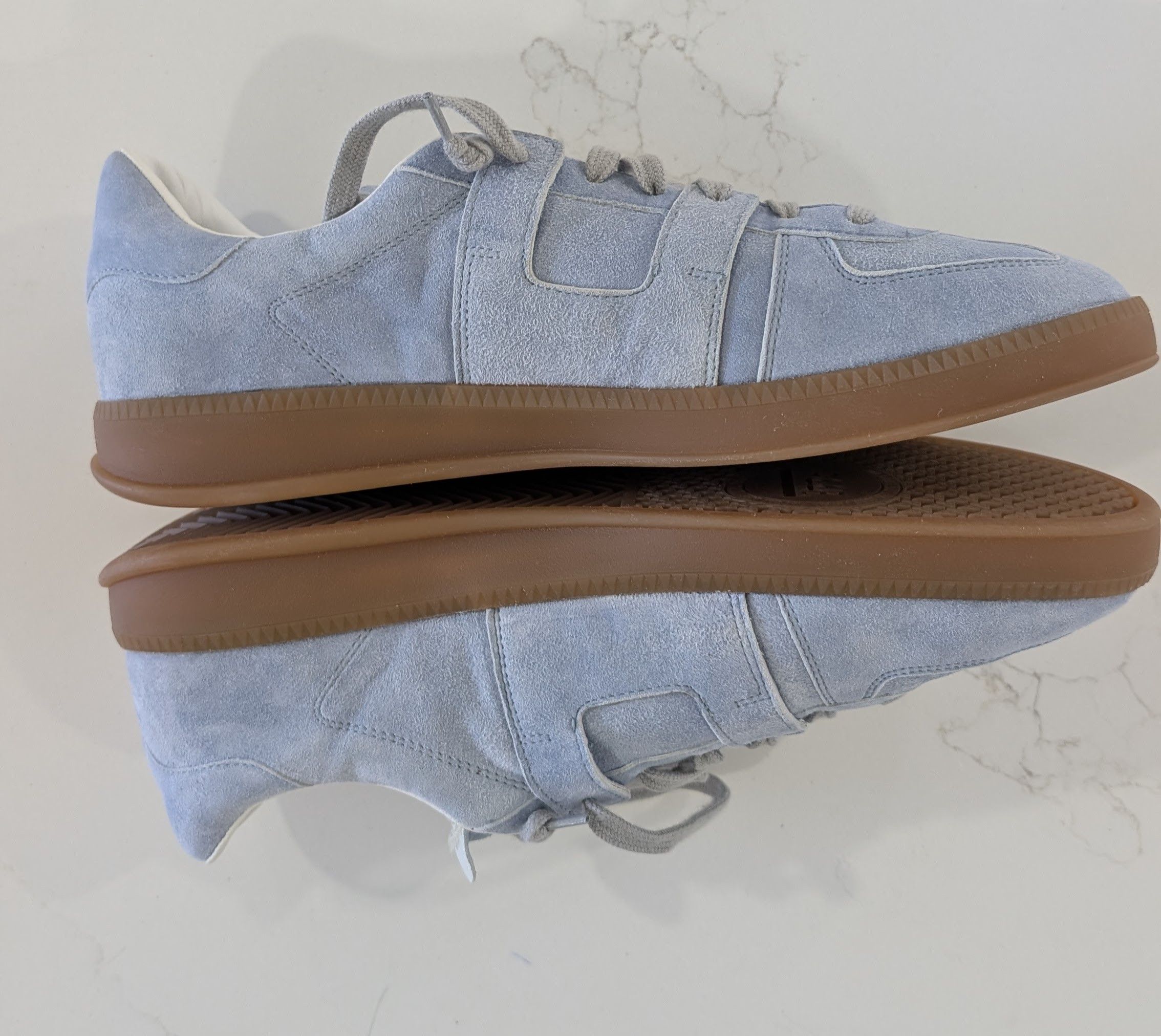P448 P448 Monza Sea Light Blue Suede Sneakers EU 43 US 10 Low Top Size US 10 / EU 43 - 9 Thumbnail