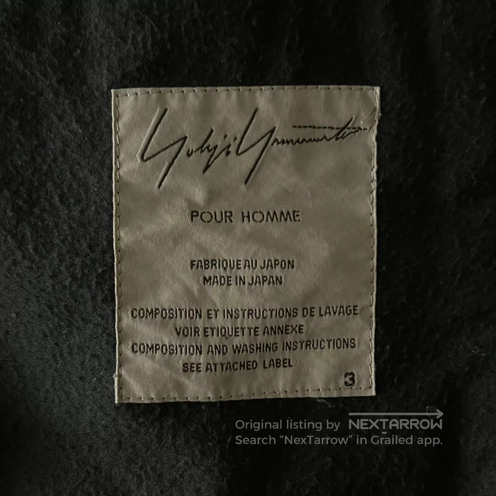 Yohji Yamamoto Yohji Yamamoto Raven Print Suit Jacket. Size US M / EU 48-50 / 2 - 6 Thumbnail