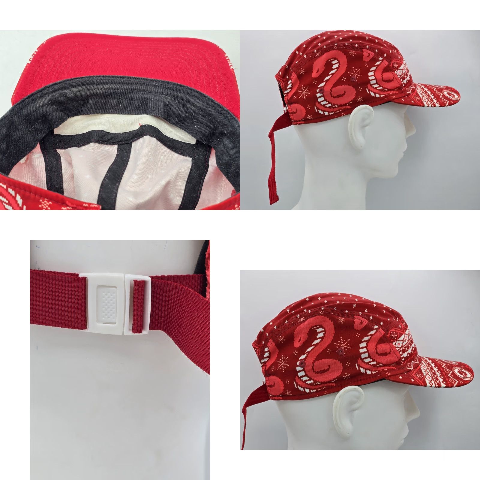 Nike Nike 5 Panel Cap Kobe IX 9 Christmas OSFM Unisex AW84 New Red Mamba Cap Size ONE SIZE - 10 Thumbnail