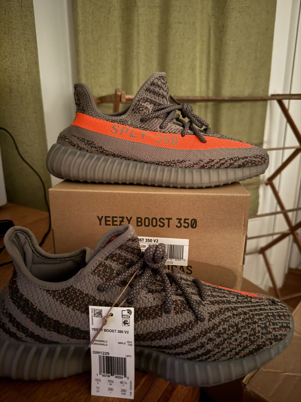 Adidas × Yeezy Adidas Yeezy Boost 350 V2 Beluga Reflective (DS) Size US 11 / EU 44 - 3 Thumbnail