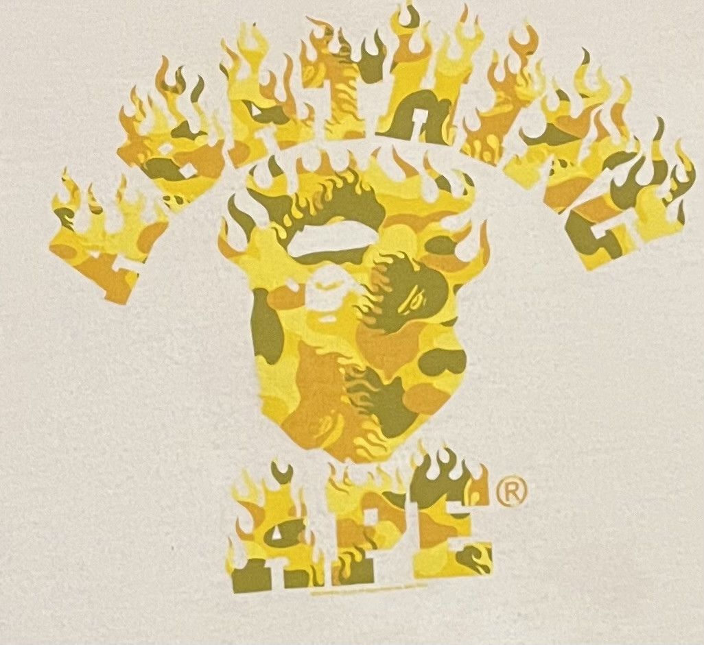 Bape Bape flame Camo Tee shirt Size XS / US 0-2 / IT 36-38 - 3 Thumbnail