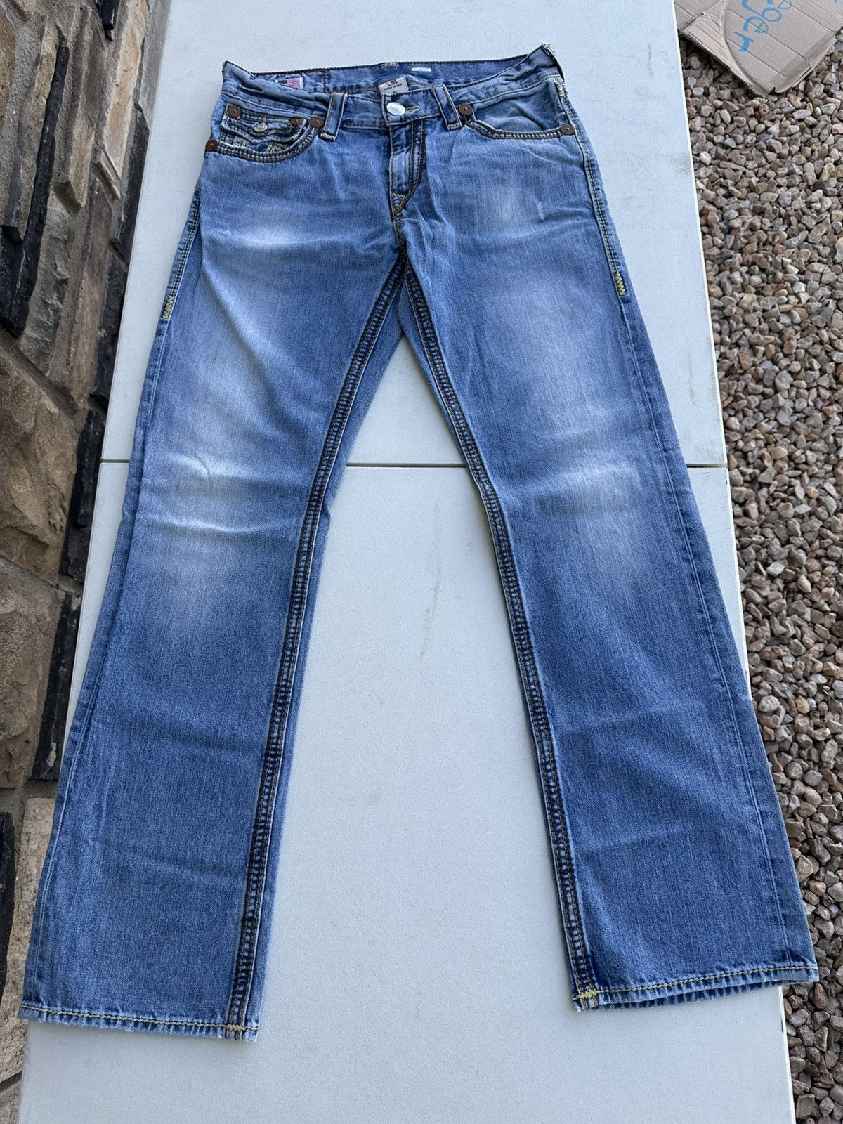 True Religion True Religion Ricky Big Q T jeans Size US 33 - 8 Thumbnail