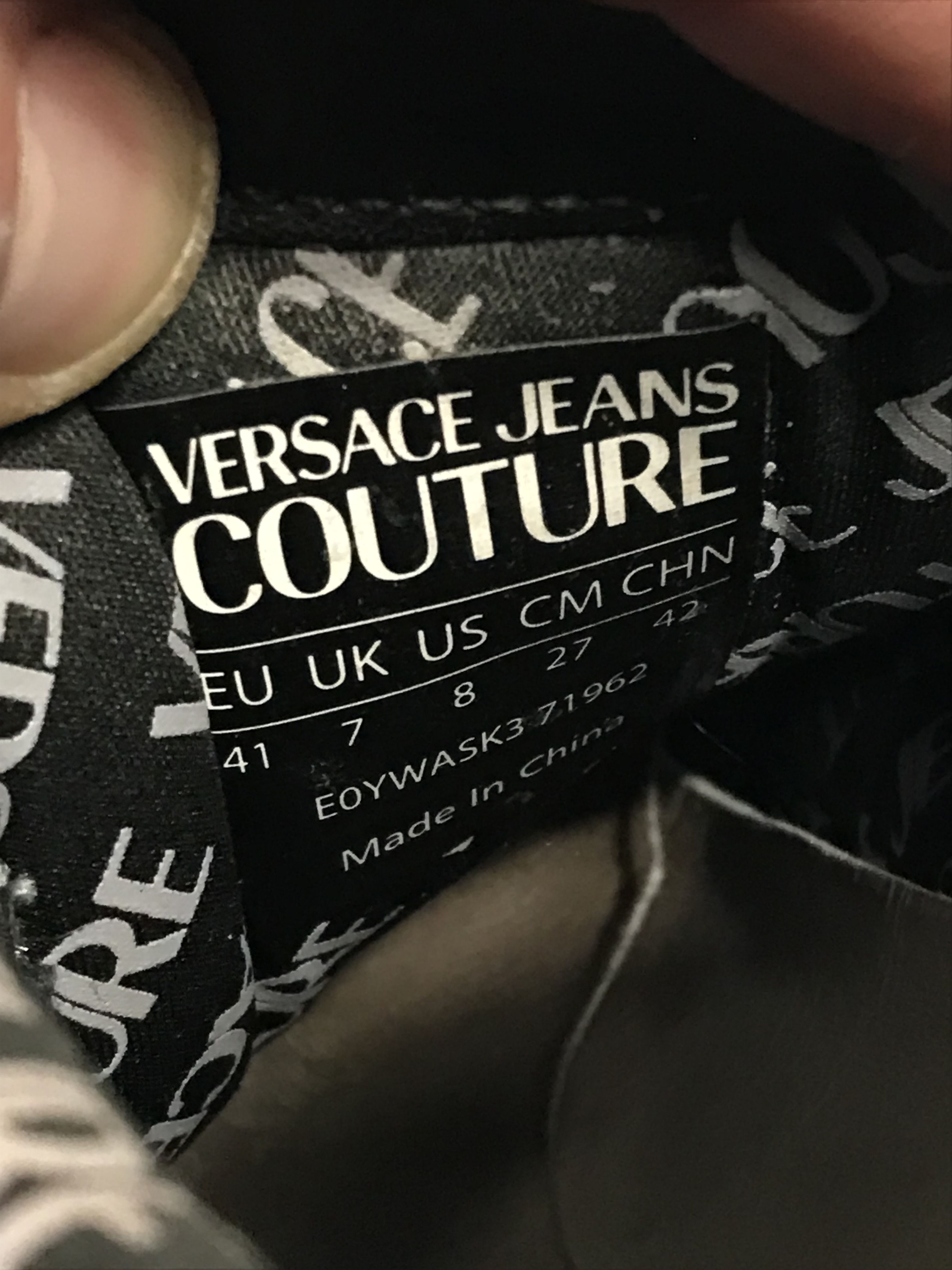 Versace Versace Couture Basic Leather Low Sneakers Size US 8 / EU 41 - 7 Thumbnail
