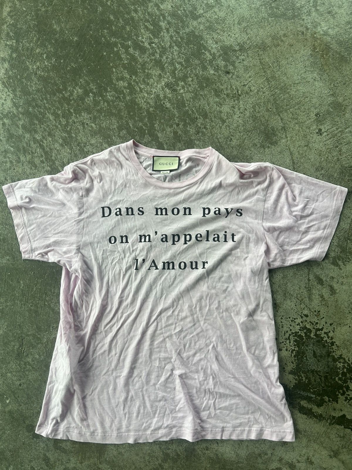 Gucci Gucci Guccy Snake Maison De L'amour T-Shirt | Grailed