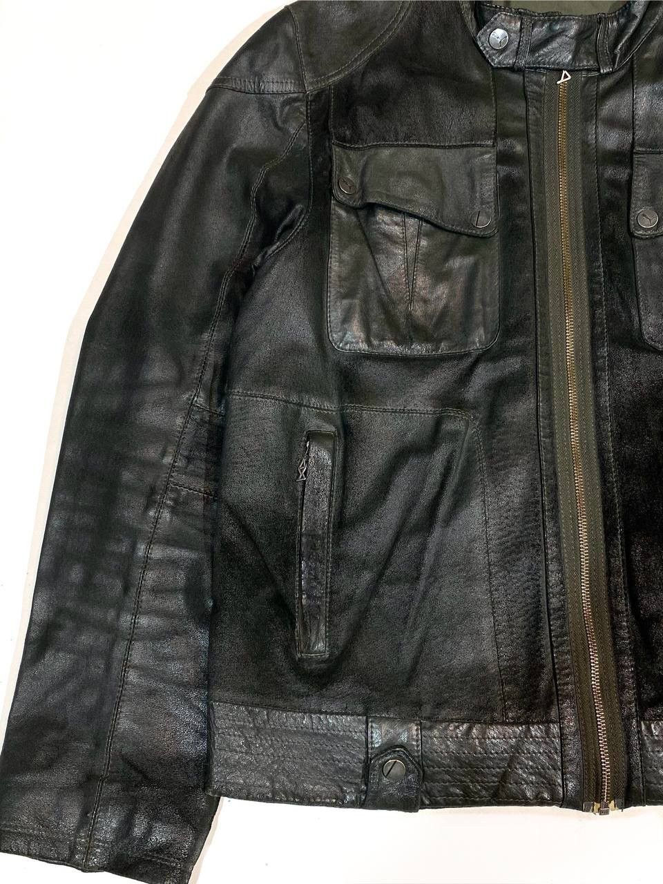 Puma Puma Ducati Men Black Moto Leather Jacket Racing Size US M / EU 48-50 / 2 - 9 Thumbnail