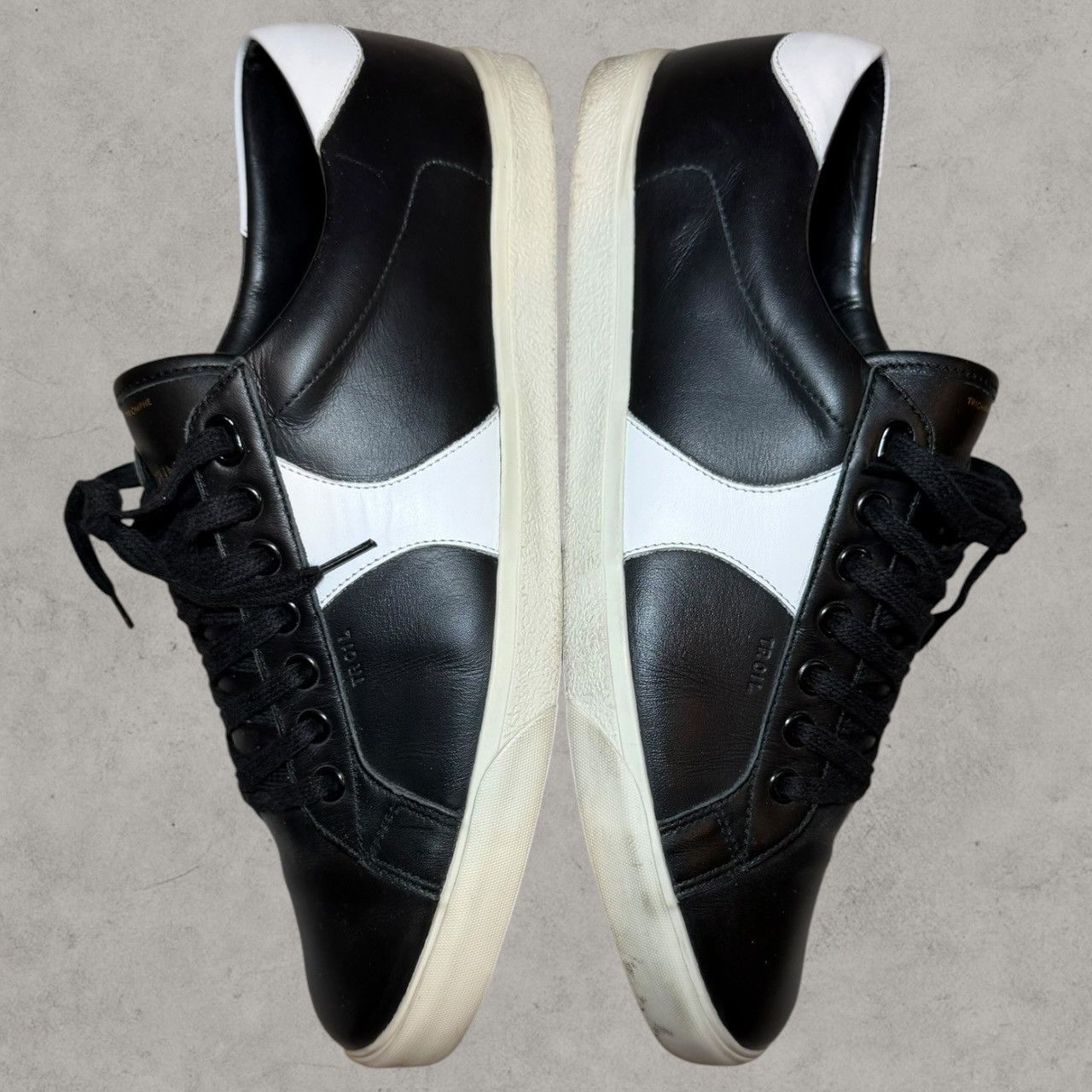 Celine Celine Triomphe TR01L Black Sneakers Sz 42 w/ Box Size US 9 / EU 42 - 6 Thumbnail