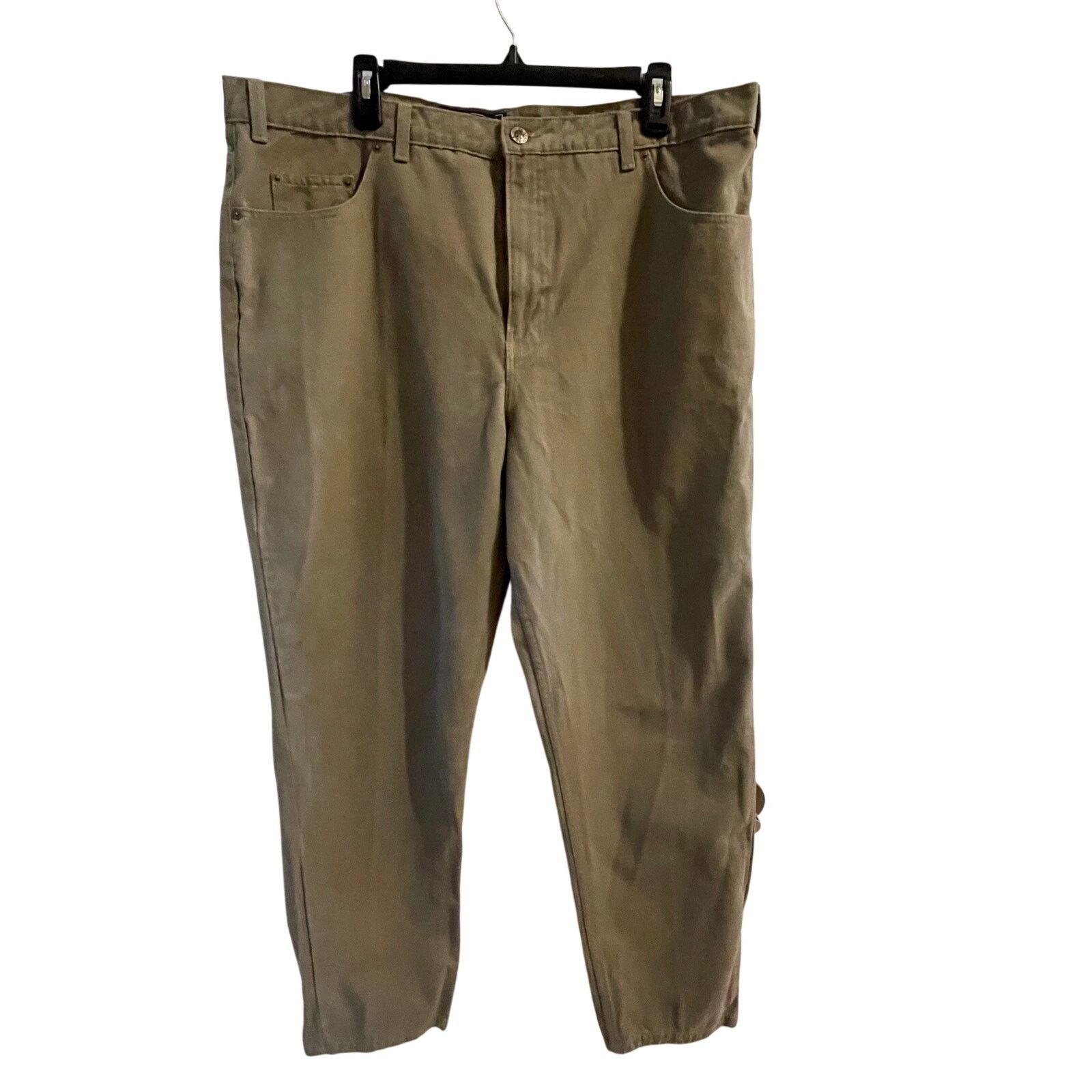 Route 66 Route 66 Relaxed Fit Khaki Pants Men 40x32 Cotton Casual Size US 40 / EU 56 - 8 Thumbnail