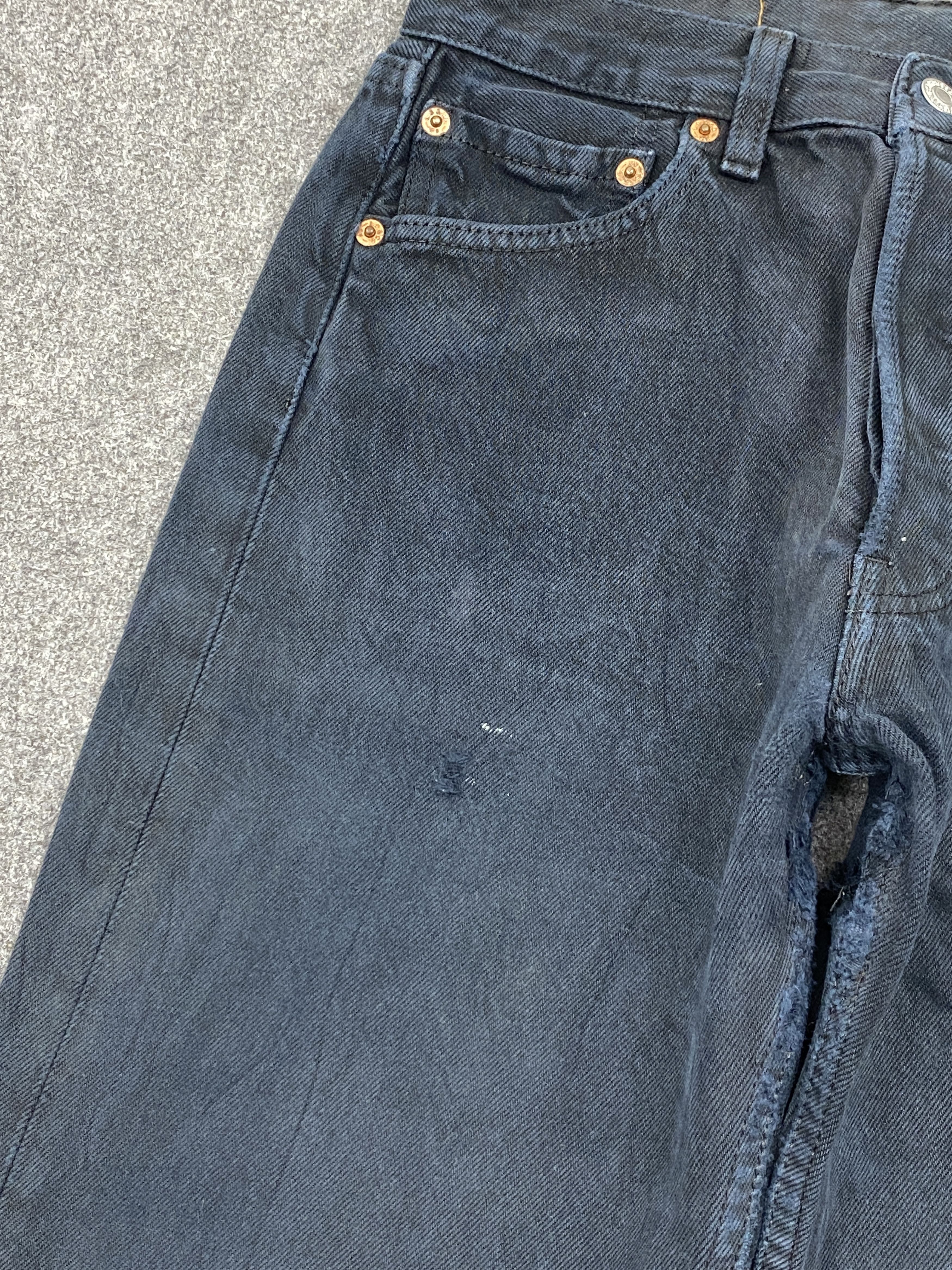 Levi's Vintage Levis 501 Super Black Rusty Jeans DP2757 Size US 28 / EU 44 - 10 Thumbnail