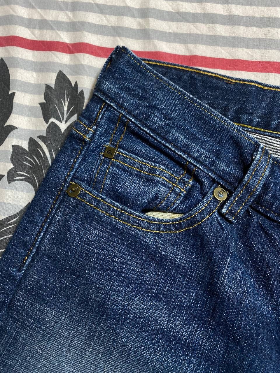 Quiksilver × Vintage VINTAGE QUIKSILVER DARK WASH JEANS Size US 28 / EU 44 - 18 Thumbnail