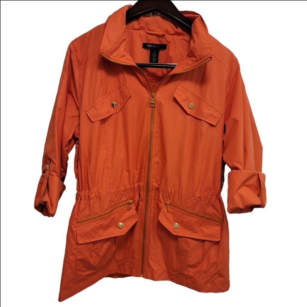 Other NWT Women's Style&co. Coral Zip up Jacket Size S / US 4 / IT 40 - 2 Thumbnail
