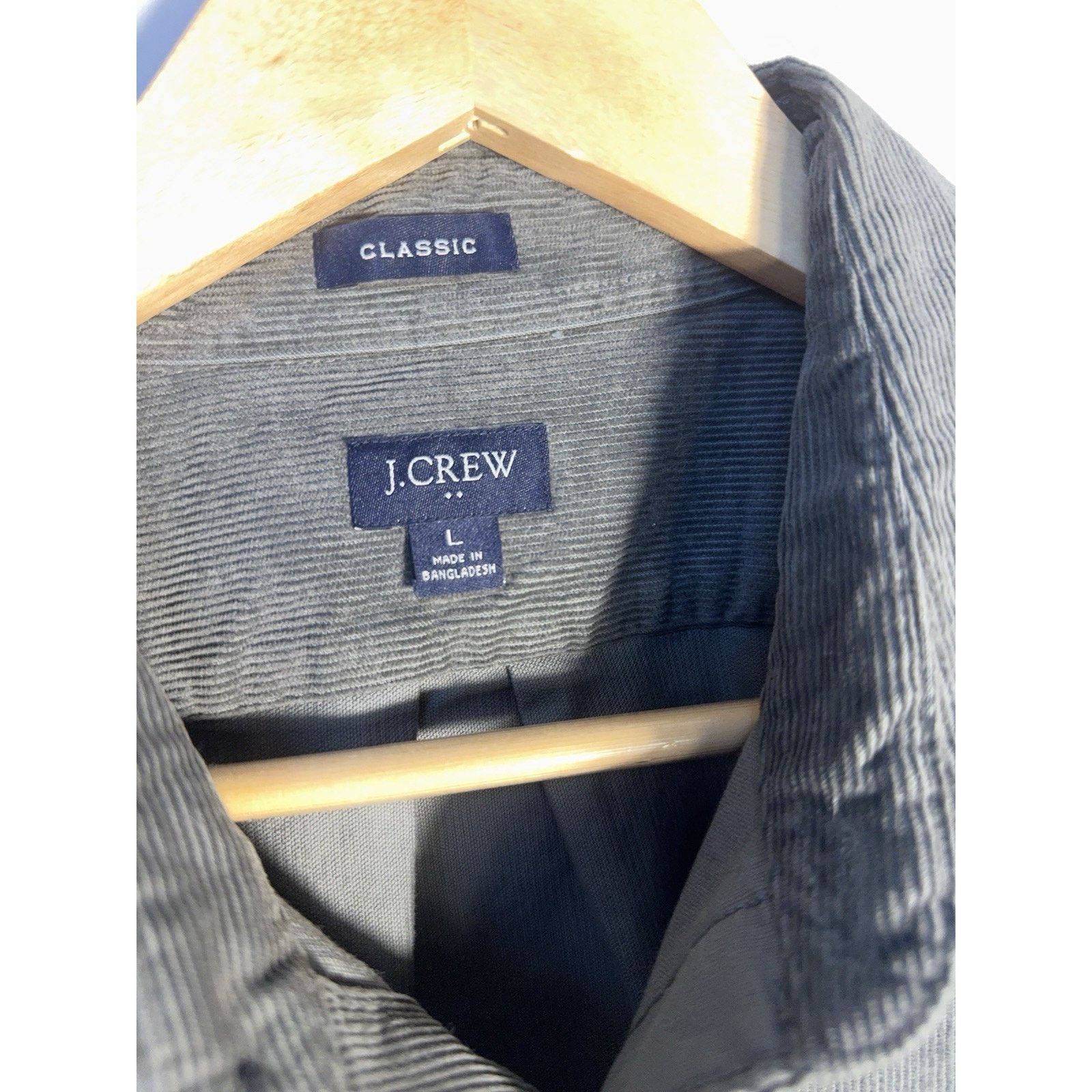J.Crew J Crew Corduroy Shirt Mens L Button Up Workwear Cotton Size US L / EU 52-54 / 3 - 3 Thumbnail