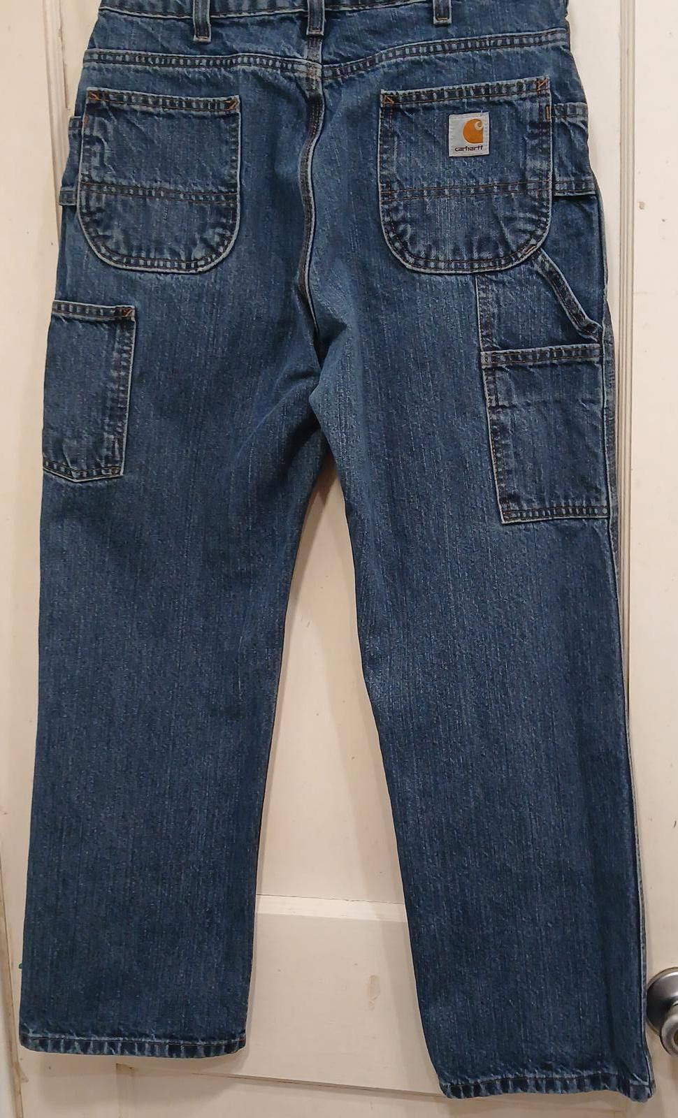 Carhartt Carhartt Women's Loose Fit Carpenter Denim Jeans Size 6 Size 28" / US 6 / IT 42 - 8 Thumbnail