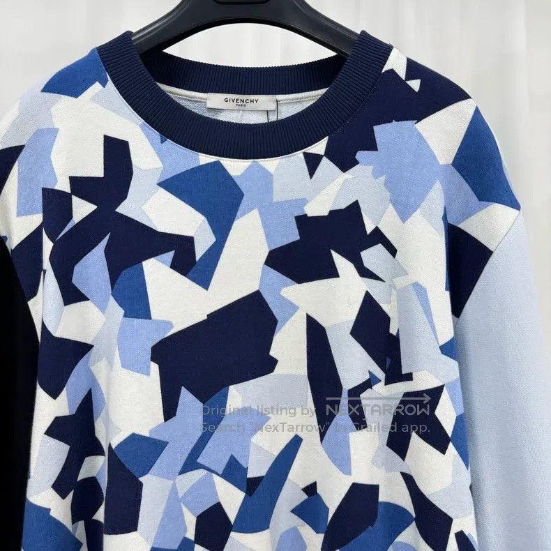 Givenchy Givenchy Irregular Geometric Color-Blocked Sweatshirt (Siz Size US M / EU 48-50 / 2 - 3 Thumbnail