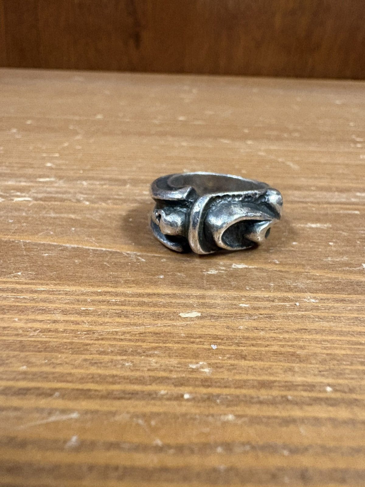 Gaboratory Gaboratory Handmade Skull Ring Size ONE SIZE - 1 Thumbnail