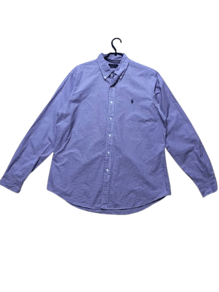 Polo Ralph Lauren Vintage Polo Ralph Lauren Custom Fit Button Up Shirt Size L Size US L / EU 52-54 / 3 - 1 Thumbnail