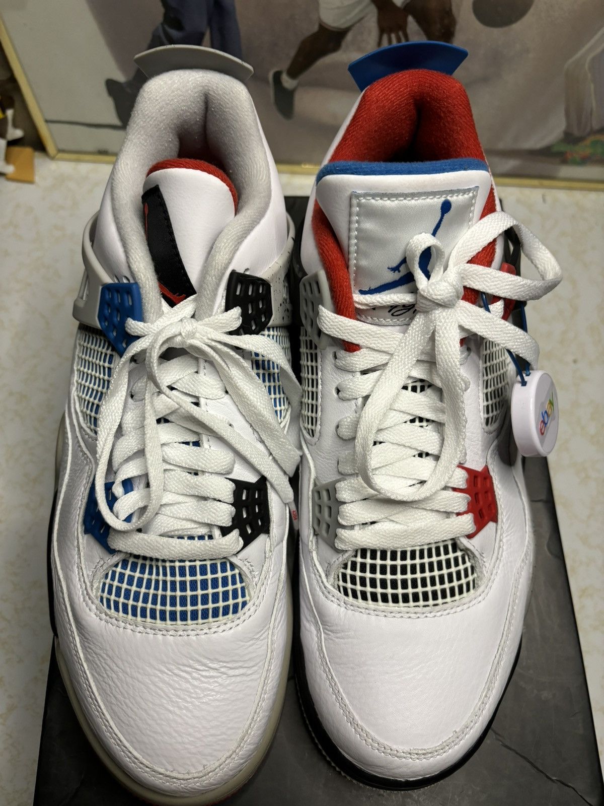 Jordan Brand Air Jordan 4 Retro What The 2019 Size US 10.5 / EU 43-44 - 2 Thumbnail