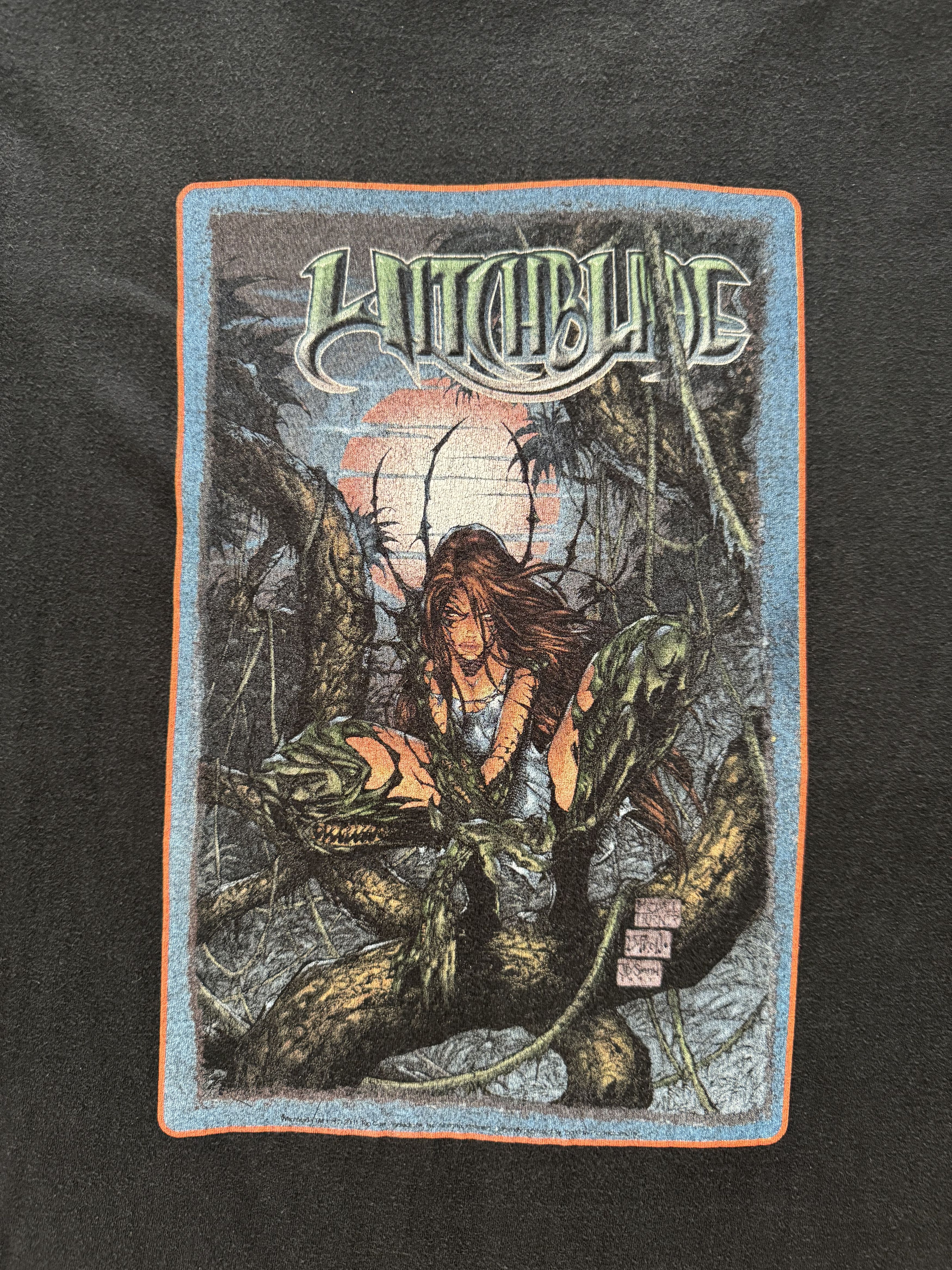 Vintage Vintage 90s Witchblade Cover Comic T-shirt Size US XL / EU 56 / 4 - 3 Thumbnail
