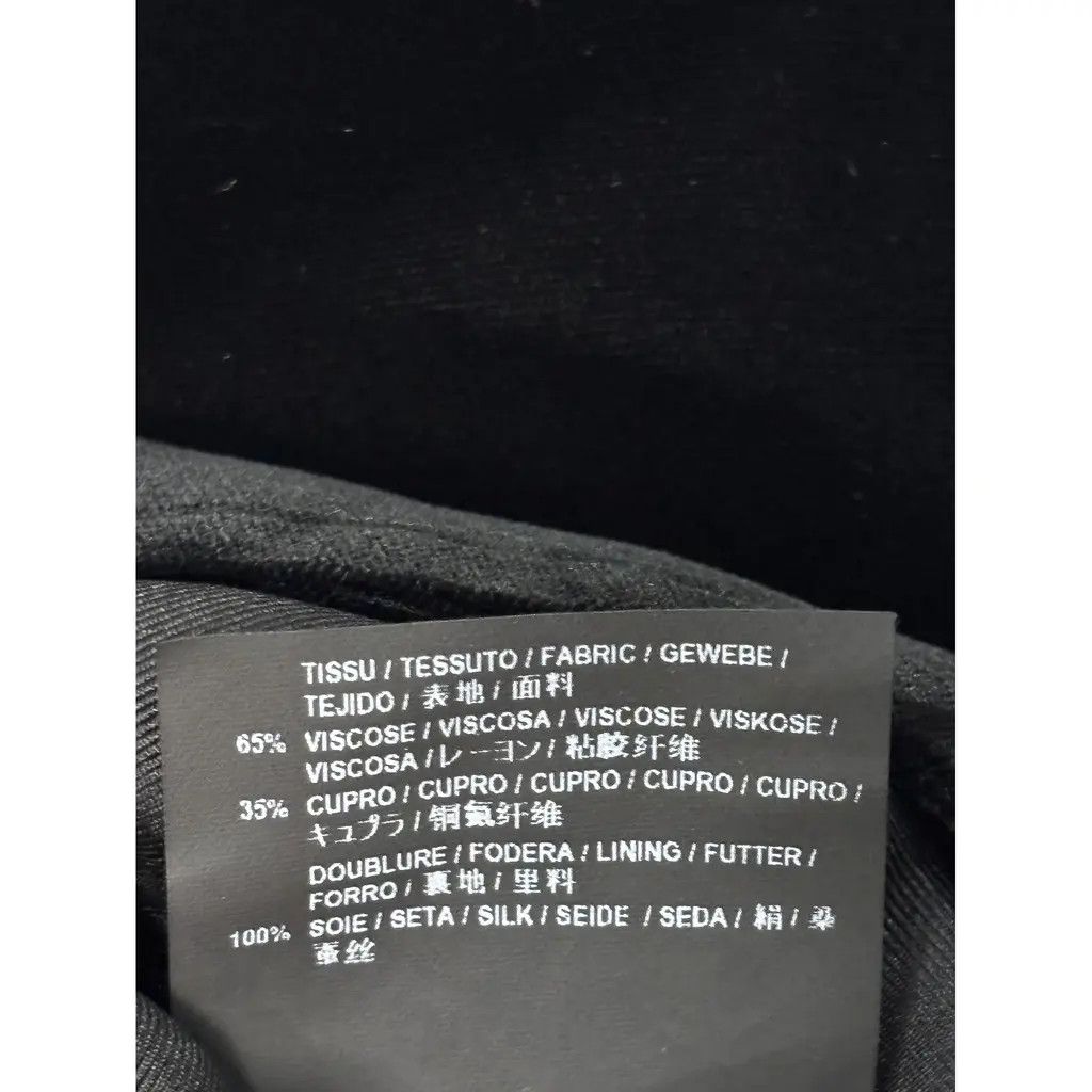 Saint Laurent Paris Saint Laurent Black Velvet Cropped Jacket Size M / US 6-8 / IT 42-44 - 4 Thumbnail