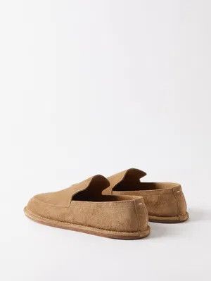 Maison Margiela o1y1124 Suede Loafers In Beige Size US 7 / EU 40 - 3 Thumbnail
