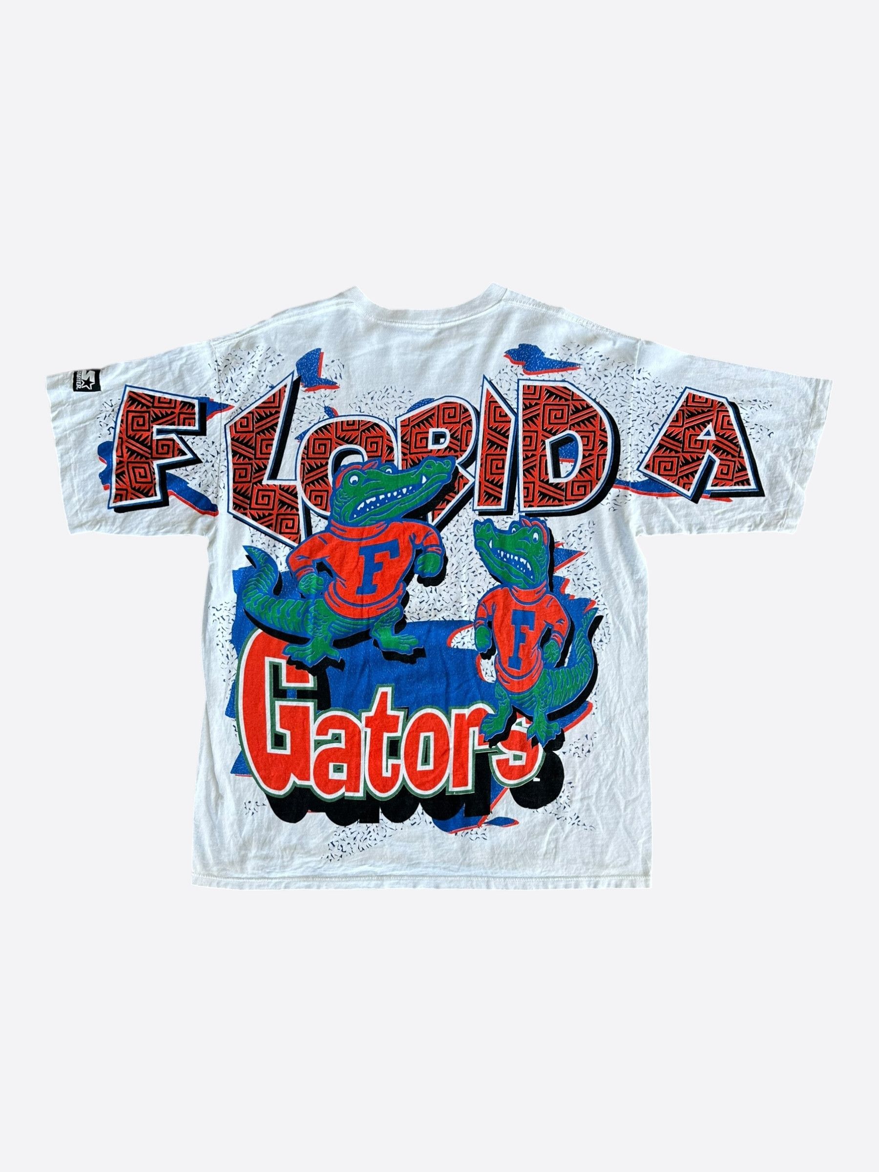 Vintage Vintage White University Of Florida Gators Graphic T-Shirt Size US XL / EU 56 / 4 - 2 Thumbnail