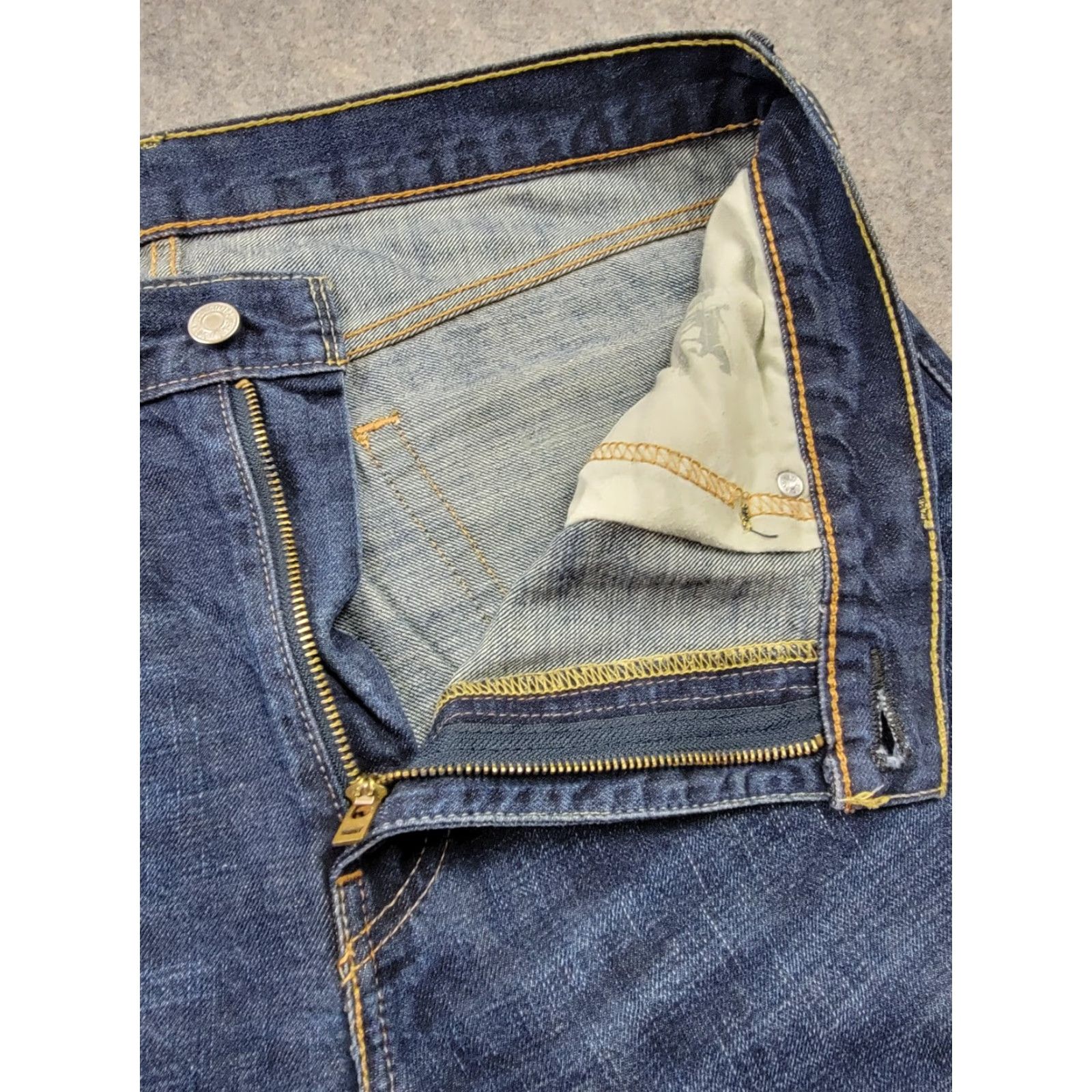 Levi's Levi's 527 Jeans Mens 36x34 Denim Dark Wash Slim Bootcut Pocket Pockets Jeans Fit Slim US Flag Theme Mens Size US 36 / EU 52 - 6 Thumbnail
