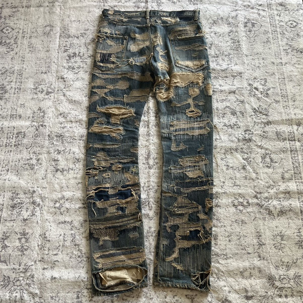 Undercover Undercover AW05 Arts&Crafts 85 Denim Jeans Size US 34 / EU 50 - 8 Thumbnail