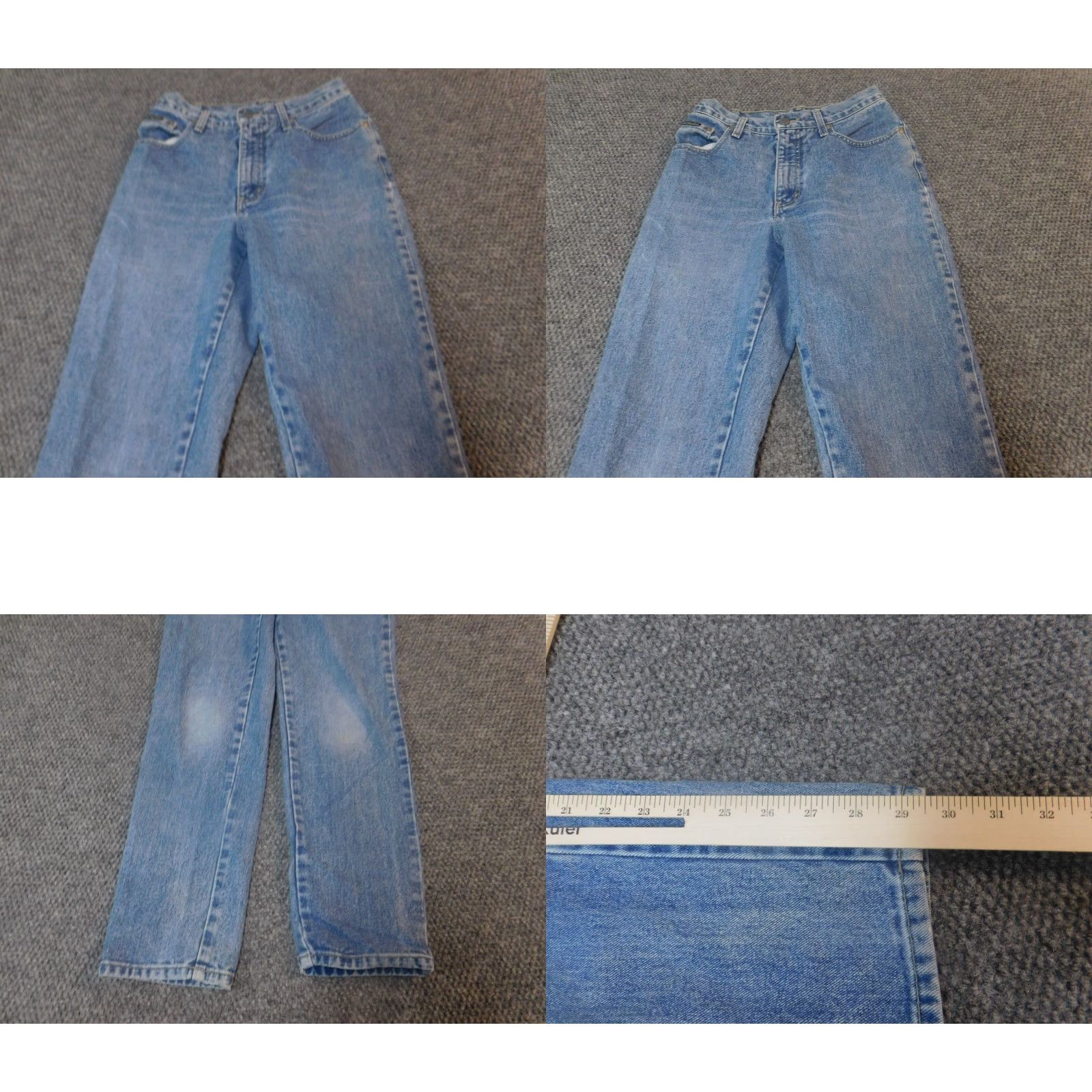 Vintage New York and Company Jeans Womens 6 Blue Straight Denim Classic Jeans Womens Regular Inseam 29 in Stretch Pockets Zipper blue Blue Size 28" / US 6 / IT 42 - 8 Thumbnail