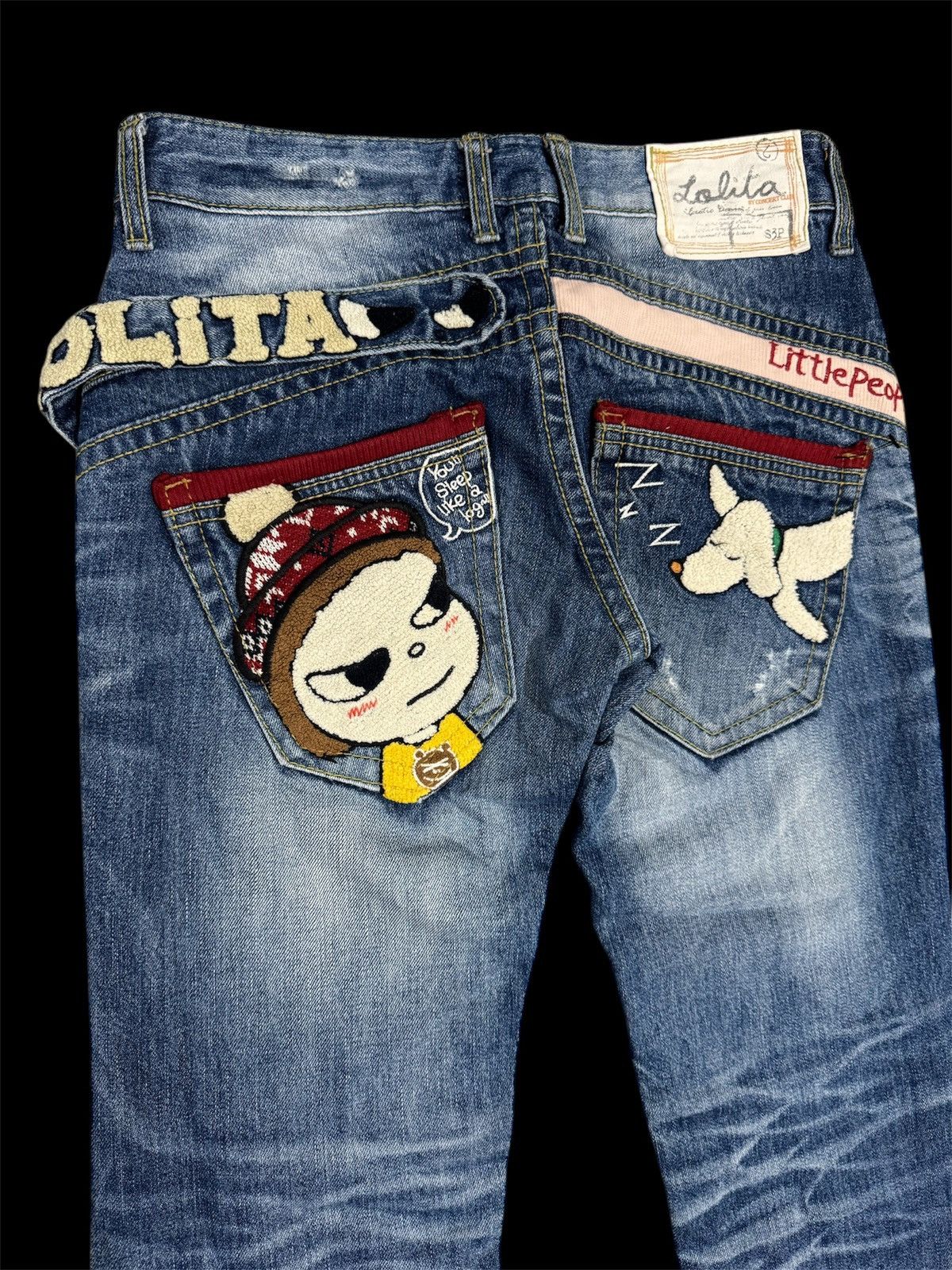 Japanese Brand Lolita Jeans X Yoshitomo Nara Denim Flare Jeans Size 32 Size US 31 - 1 Thumbnail
