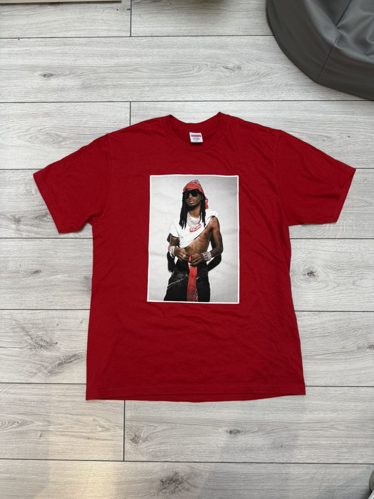Supreme Playboi Carti photo tee Size US M / EU 48-50 / 2 - 1 Thumbnail