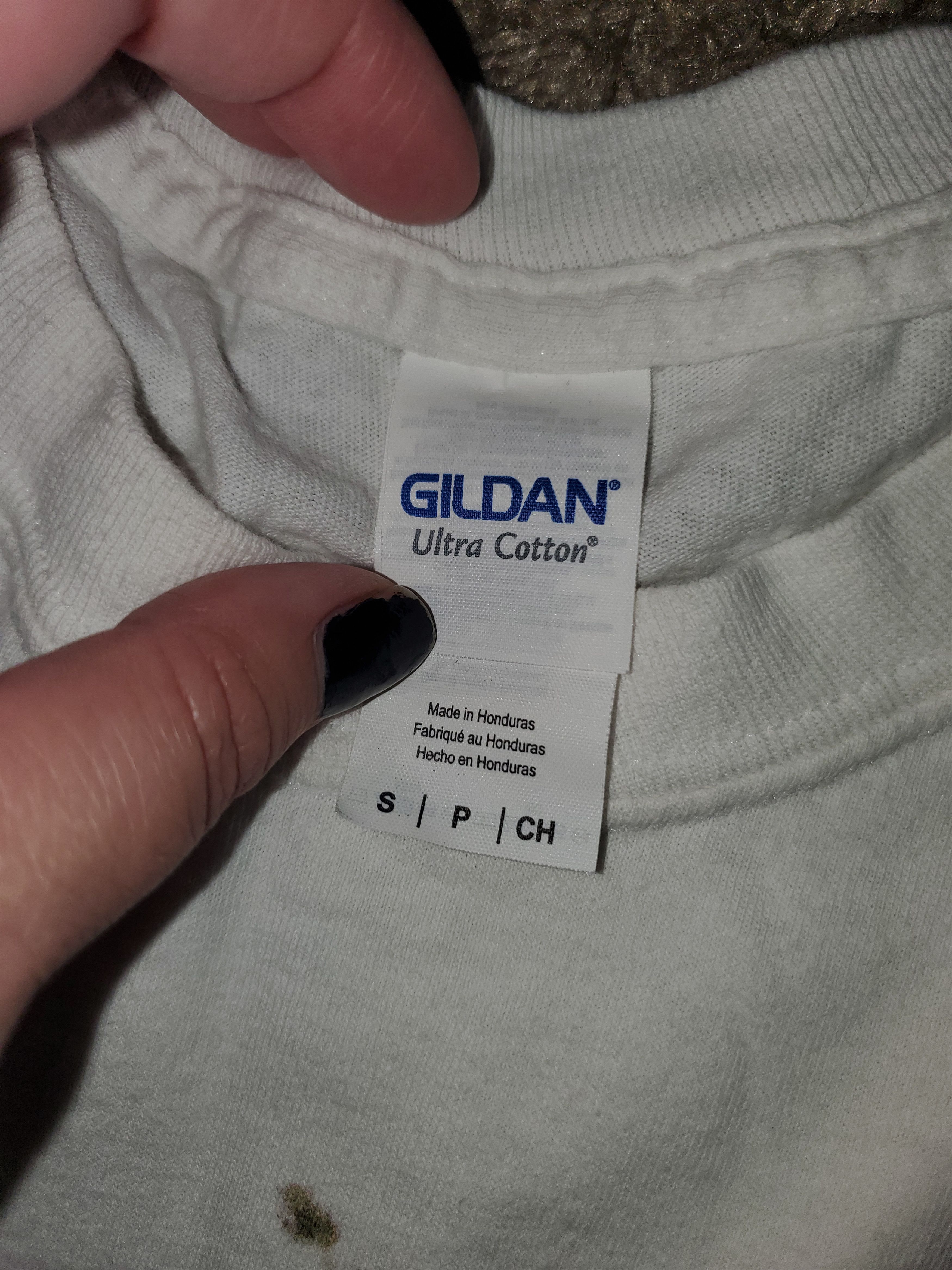 Gildan Gildan white long sleeve shirt with floral design Size M / US 6-8 / IT 42-44 - 3 Thumbnail