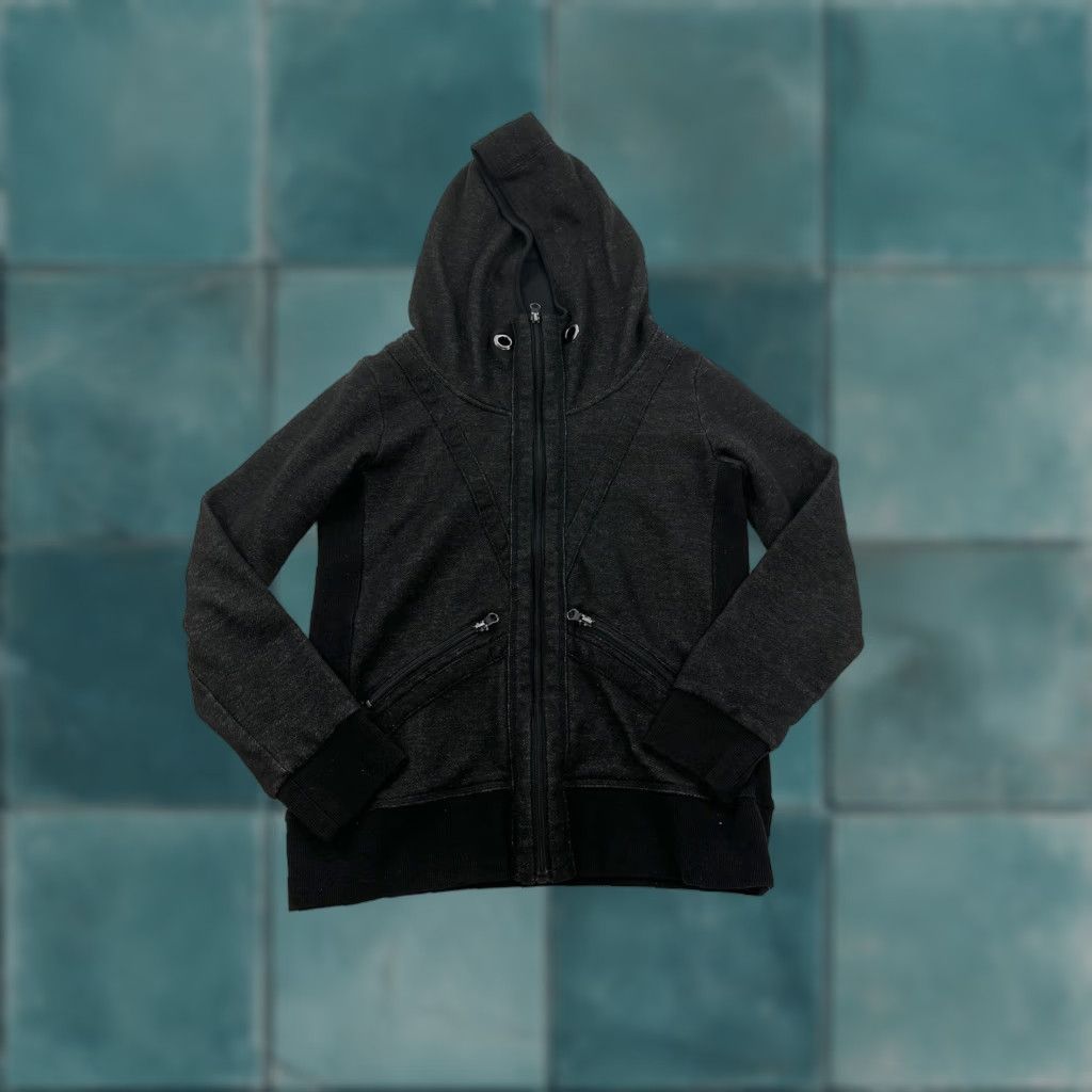 Vintage Neesha Hoodie Black Full Zip Women M Medium - Activewear Anthropologie Style Womens Size M / US 6-8 / IT 42-44 - 1 Thumbnail