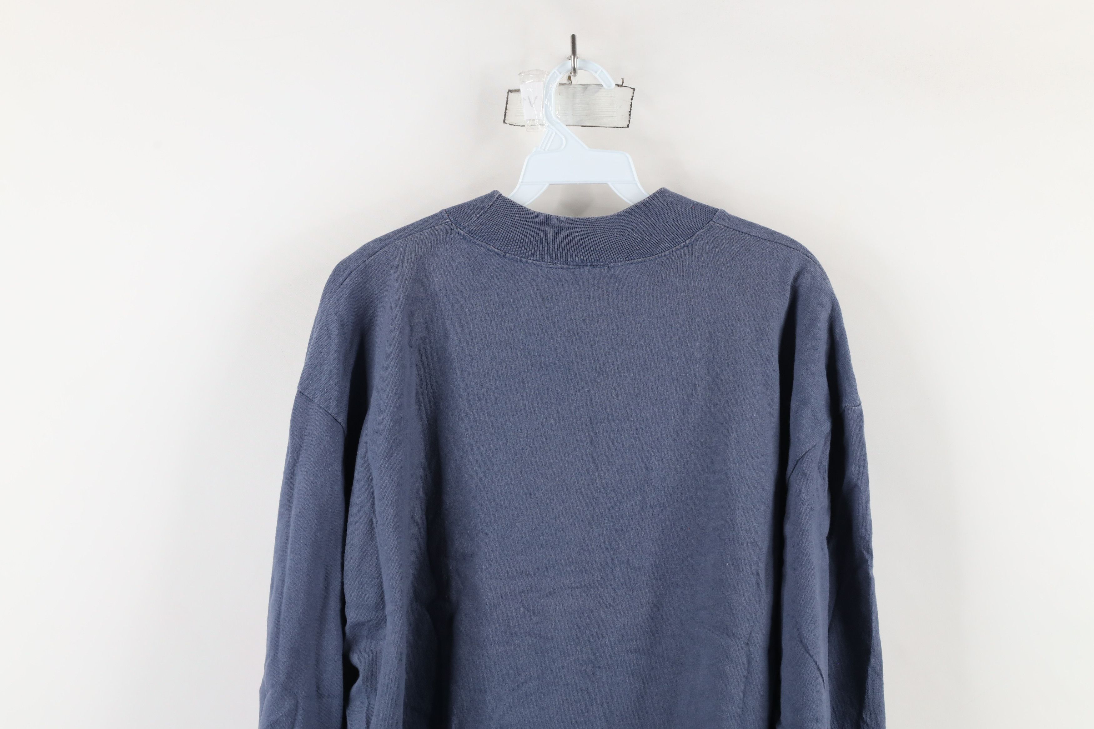 Vintage Vintage 90s Eriksen Lodge Mock Neck Long Sleeve T-Shirt USA Size US XL / EU 56 / 4 - 12 Thumbnail