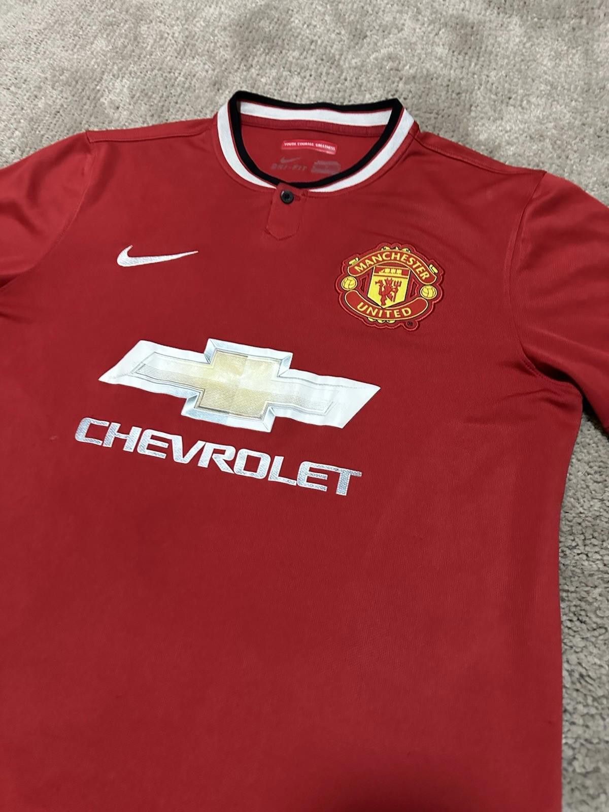 Nike Manchester United 2015 Hom Football Shirt Nike Soccer Jersey Size US M / EU 48-50 / 2 - 3 Thumbnail