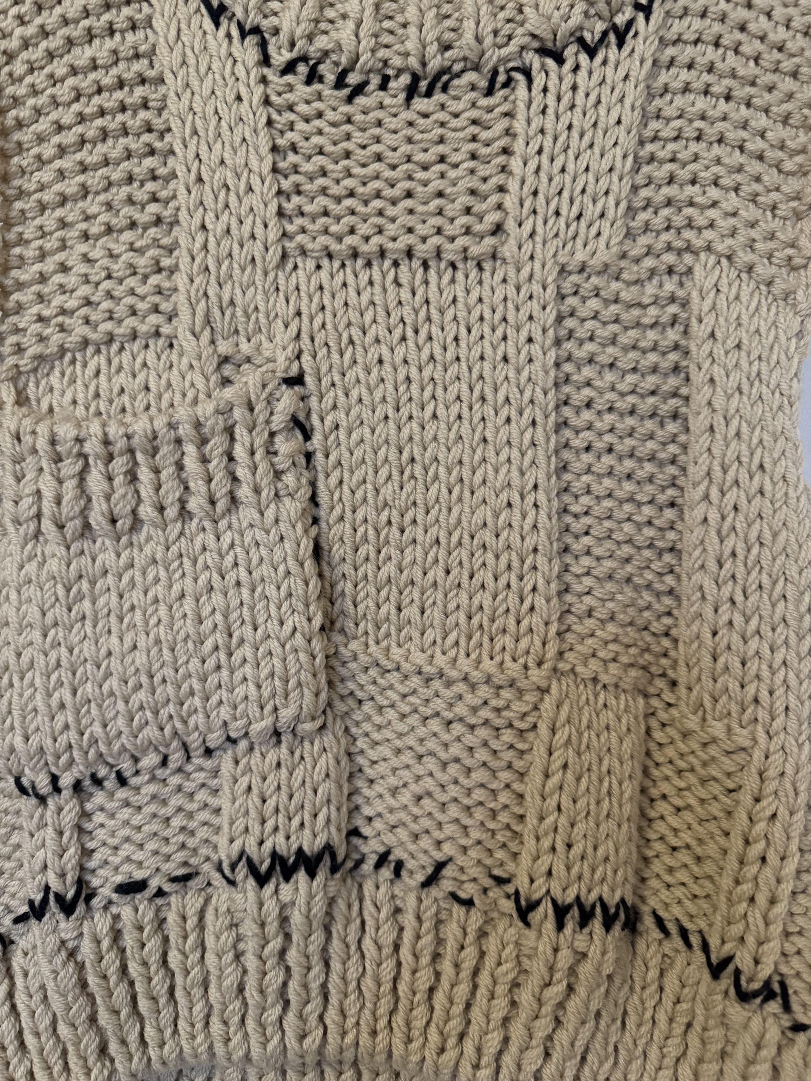 Raf Simons Blow up Cropped Patchwork Knit Vest Size US M / EU 48-50 / 2 - 3 Thumbnail
